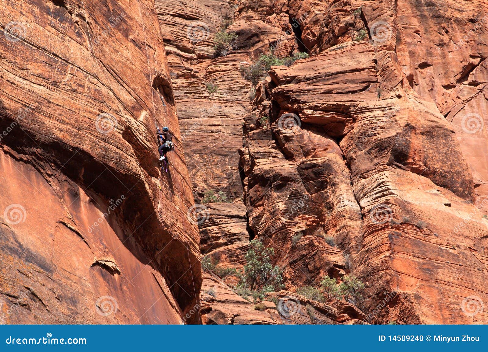 rock climbing