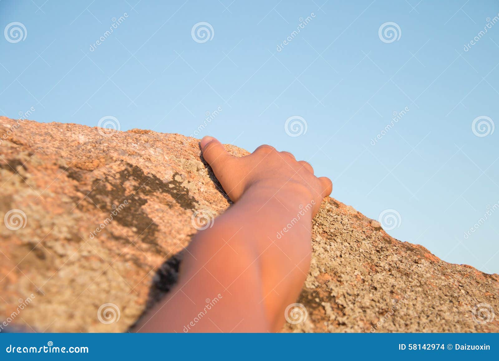 Rock climbing stock photo. Image of hold, asian, nature 58142974