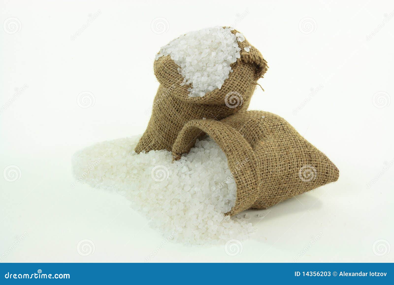 Rock crushed Salt. stock image. Image of burlap, grained 14356203