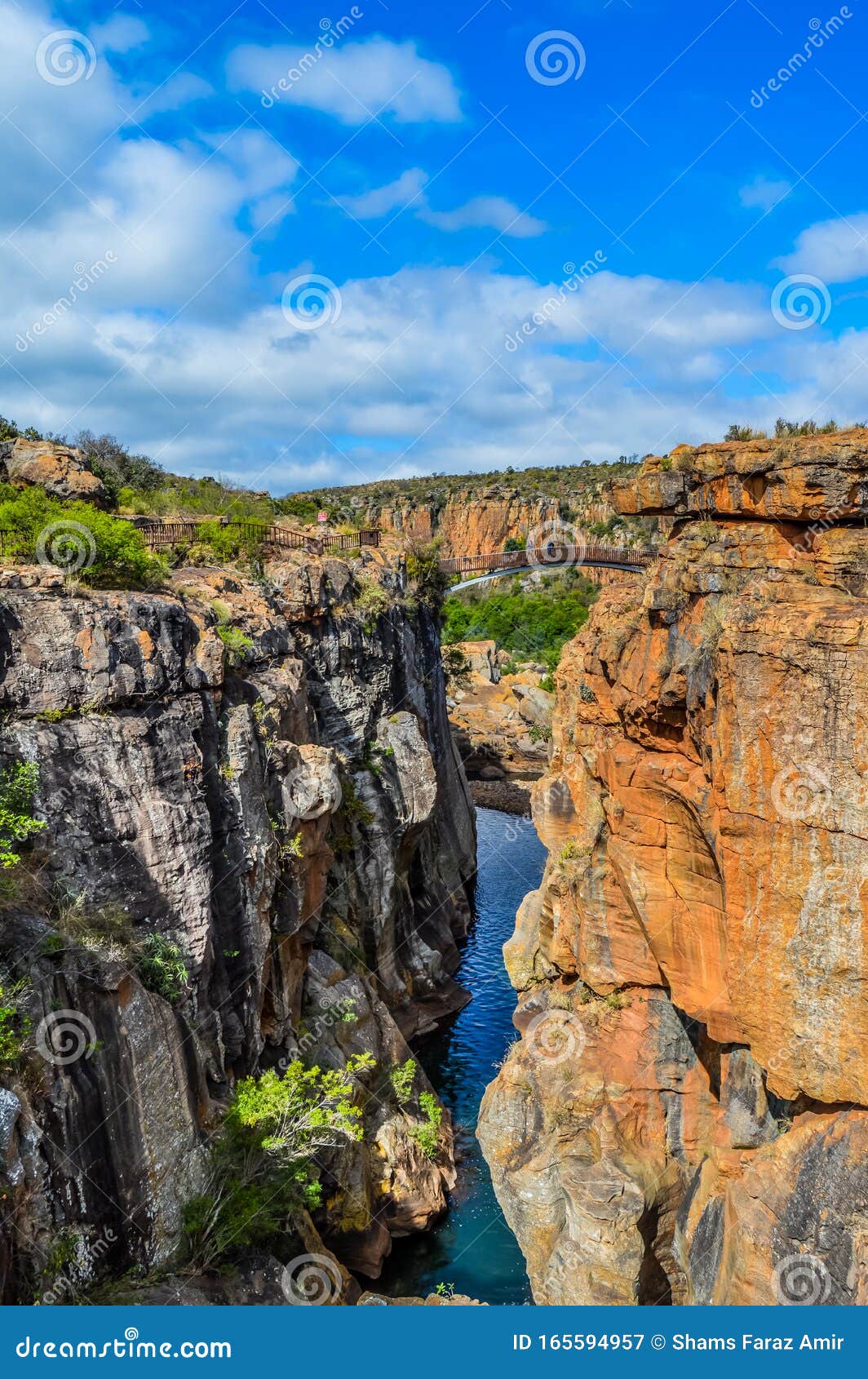 rock formation in bourke`s luck potholes in blyde canyon reserve