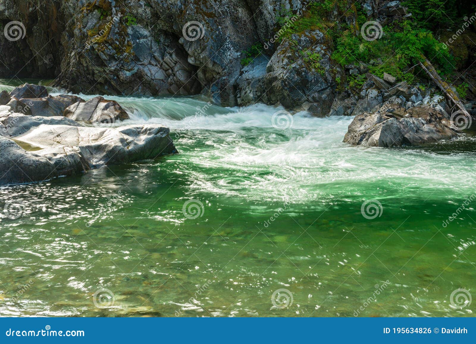 Rock Formations in the Creek at Kleanza Creek Provincial Park, British ...