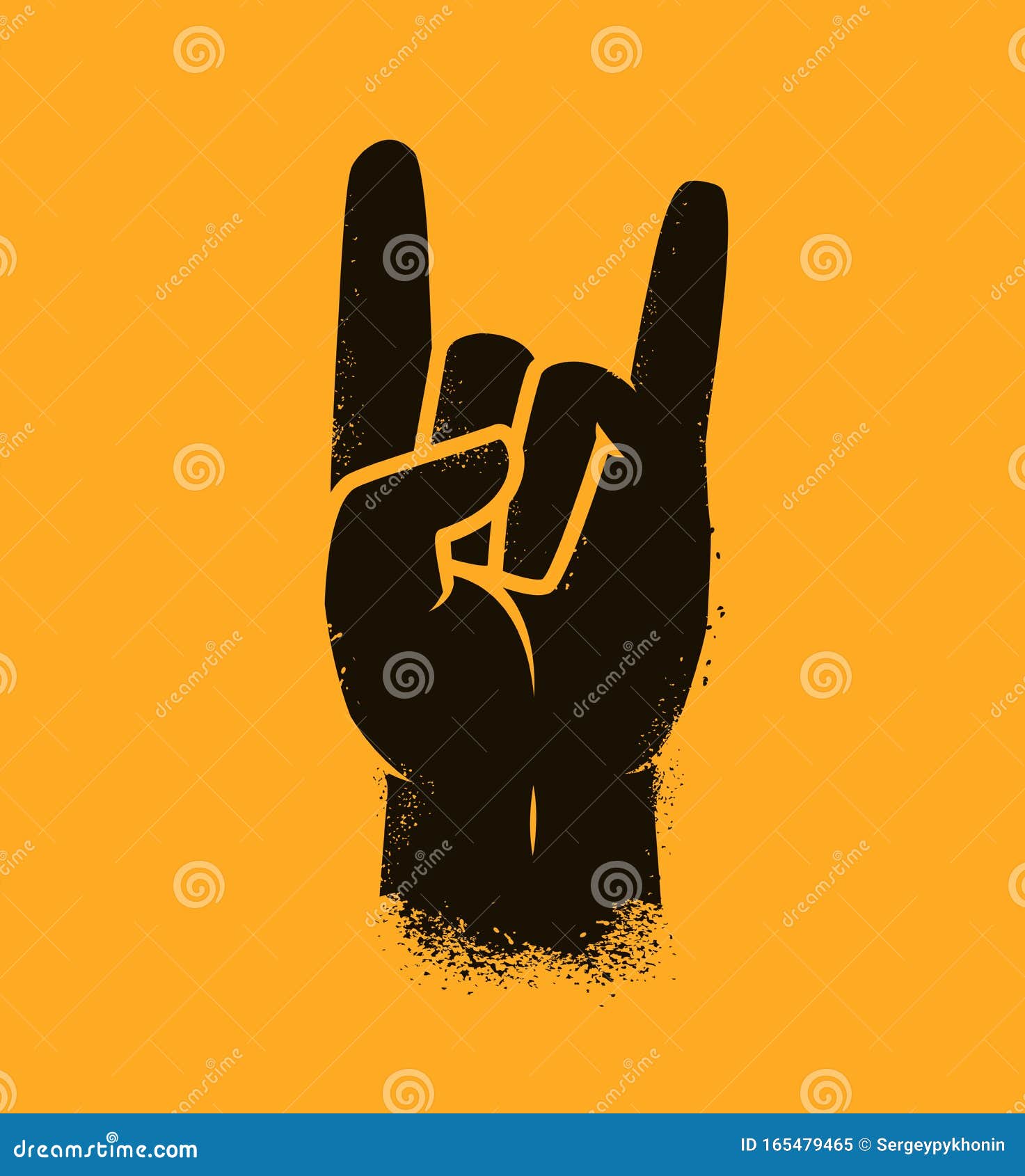 cool hand gesture . heavy metal, rock  