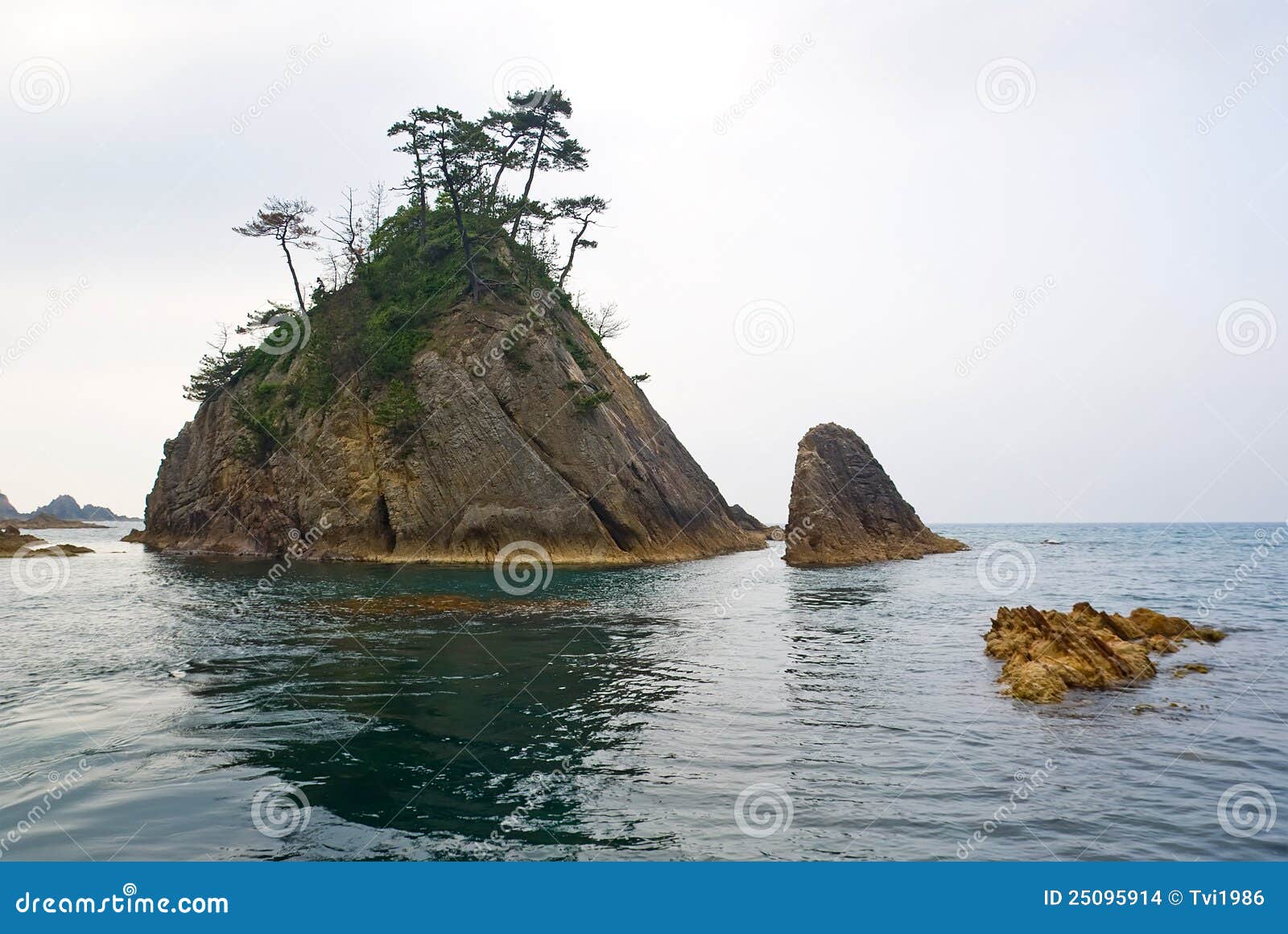 the rock and the islet