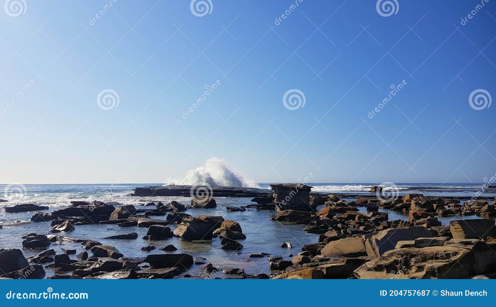 rock platform below the skillion at terrigal