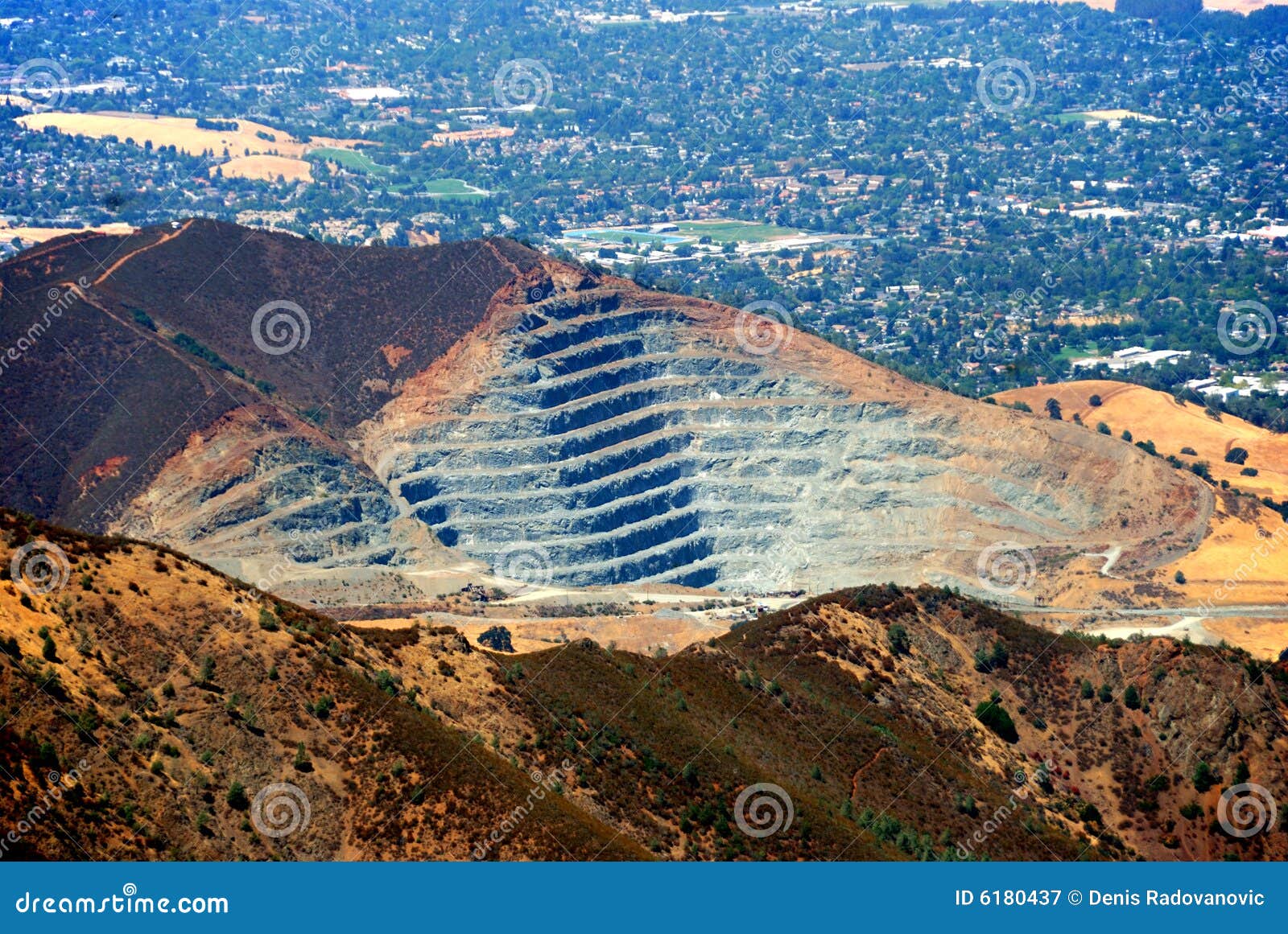 Rock Quarry stock image. Image of site, diablo, mining 6180437