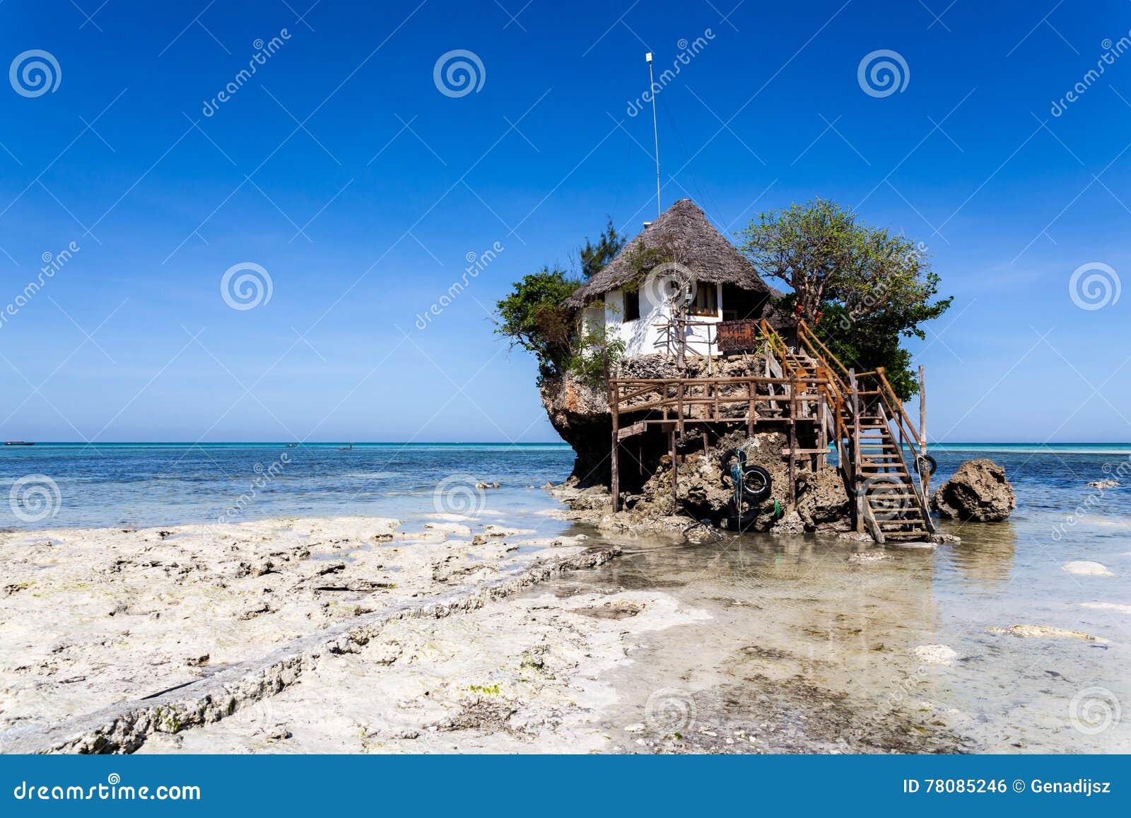 rock restaurant, zanzibar island, tanzania