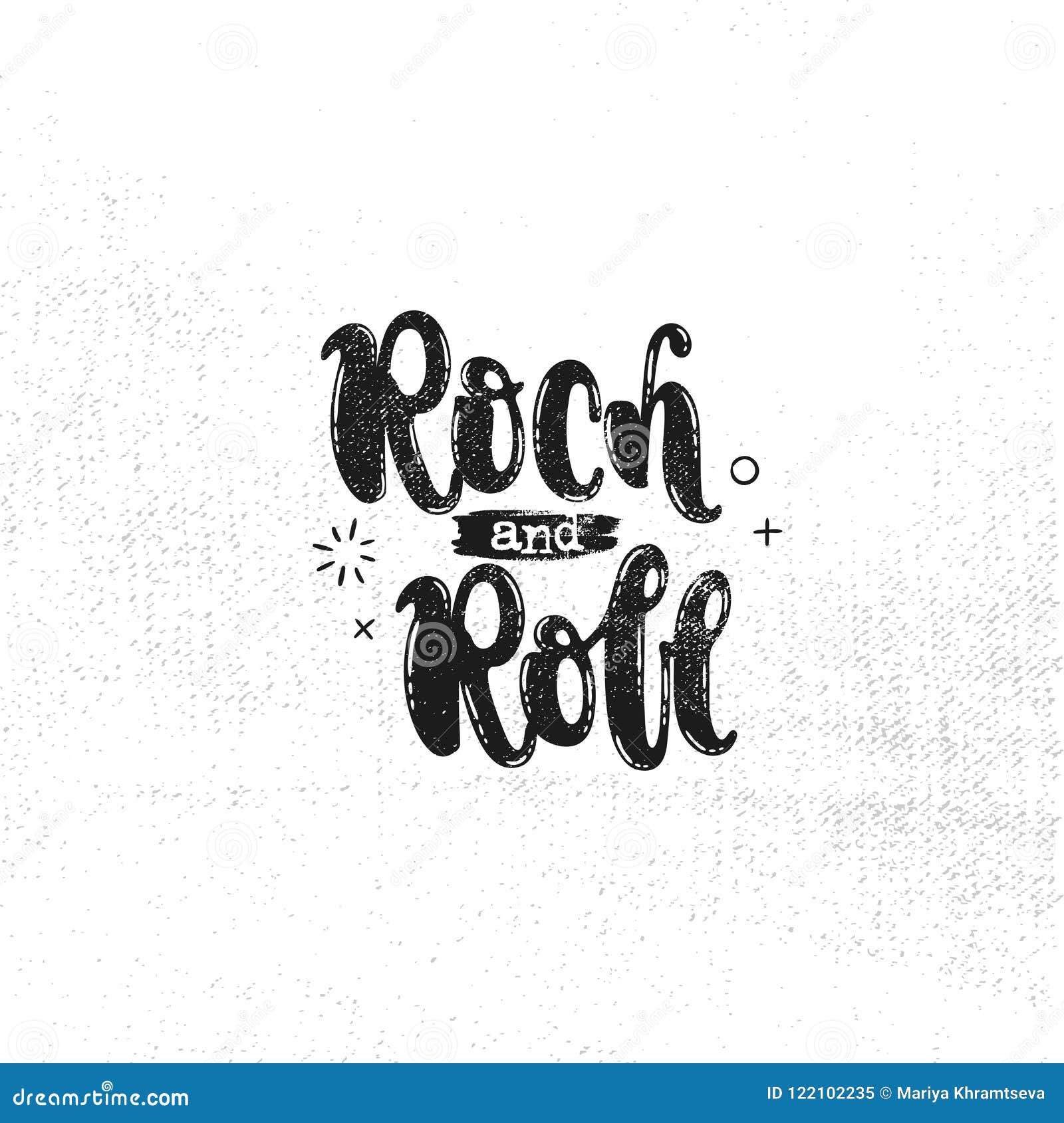 Rock and roll stock vector. Illustration of heavy, music 122102235