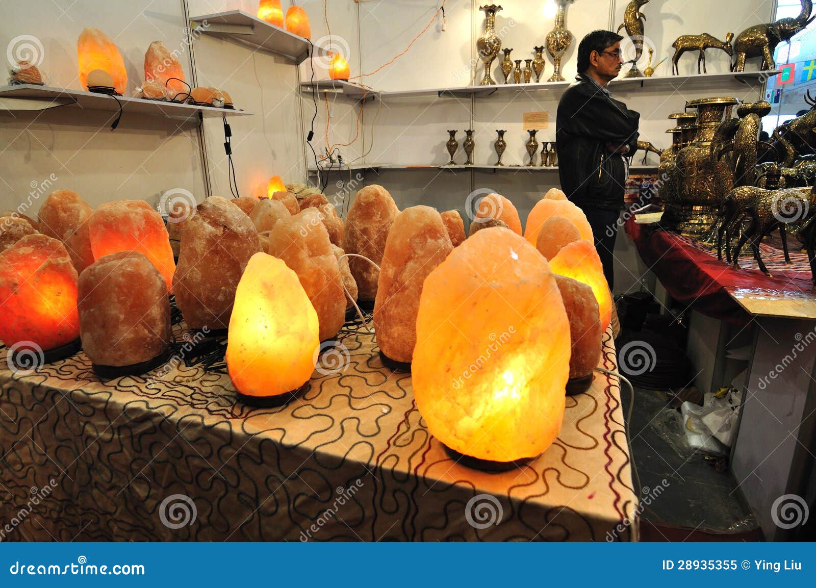 Rock Salt Lamp from Pakistan Editorial Image Image of decorative