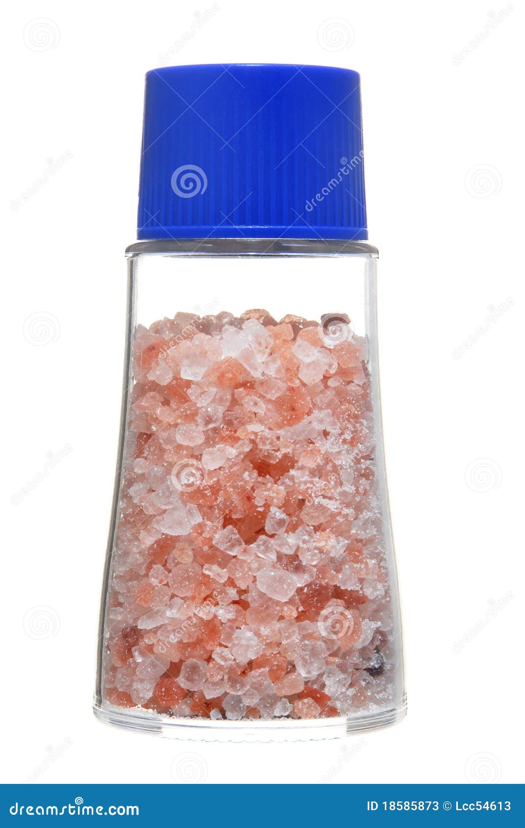 Rock salt shaker stock image. Image of close, pink, nutrition 18585873
