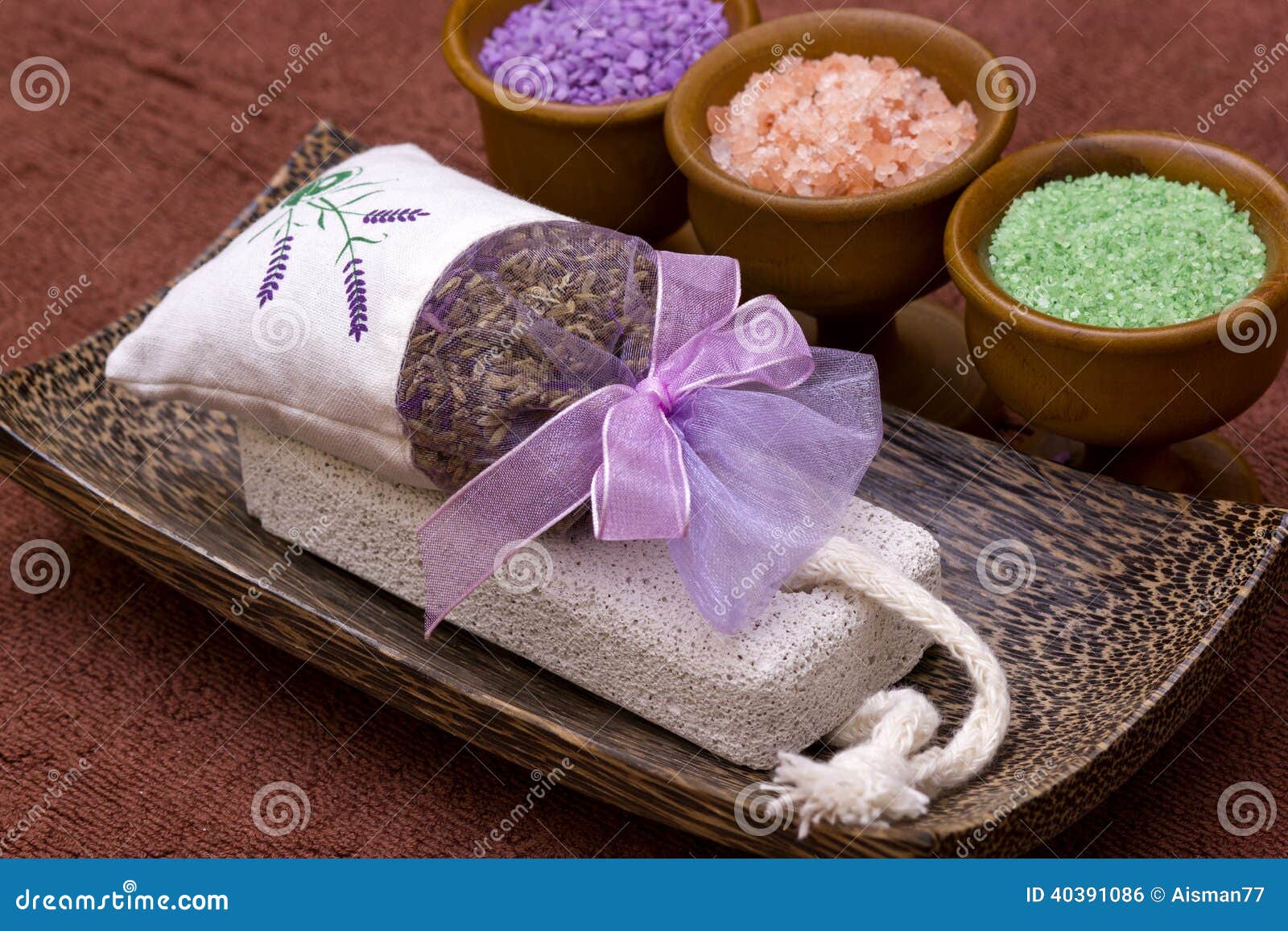 Rock salt spa stock photo. Image of crystal, aromatic 40391086