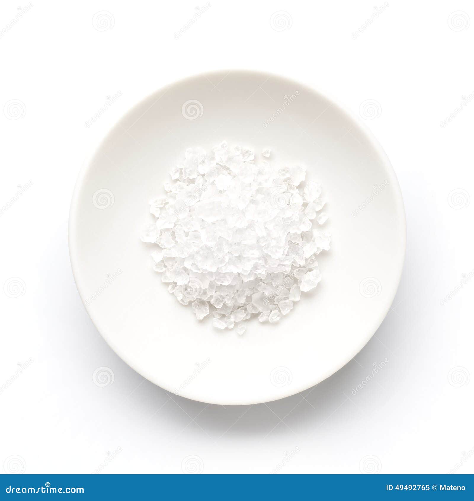 Rock salt stock image. Image of condiment, plate, food 49492765