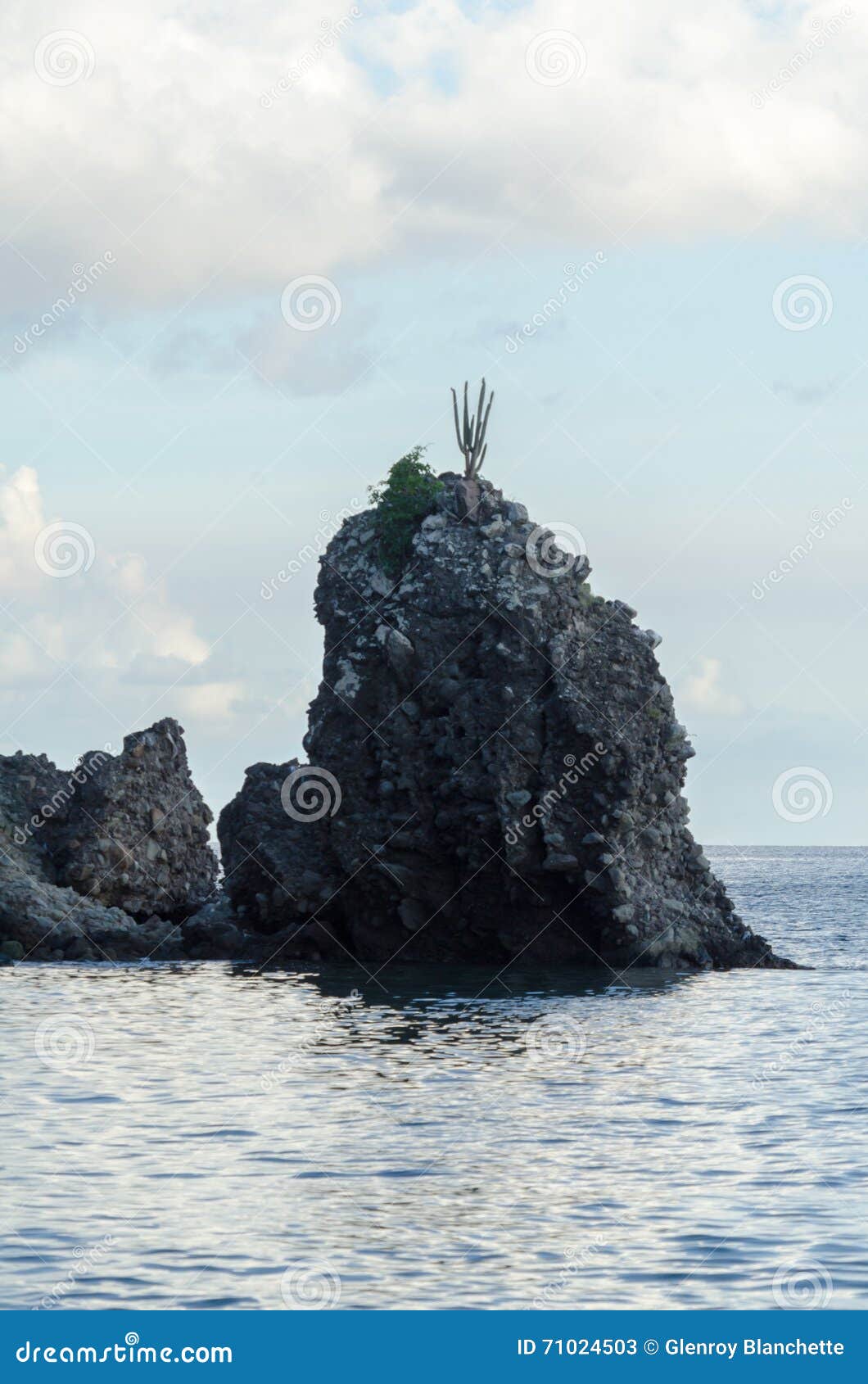 The Rock, St. Kitts stock image. Image of coast, local 71024503