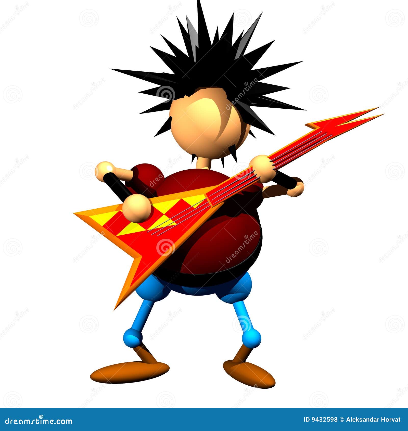 Rock star clipart stock illustration. Illustration of isolated - 9432598