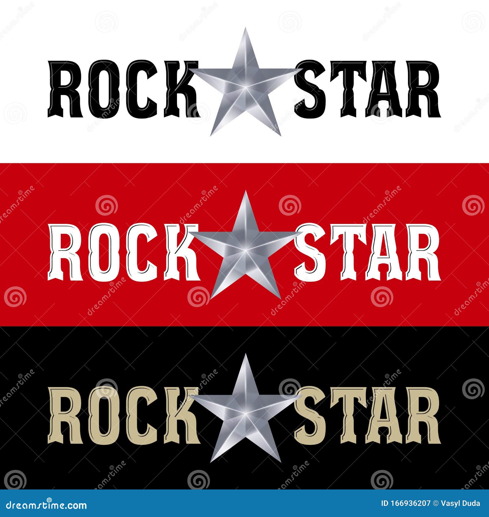 Rock Star Banner Stock Vector Illustration Of Music