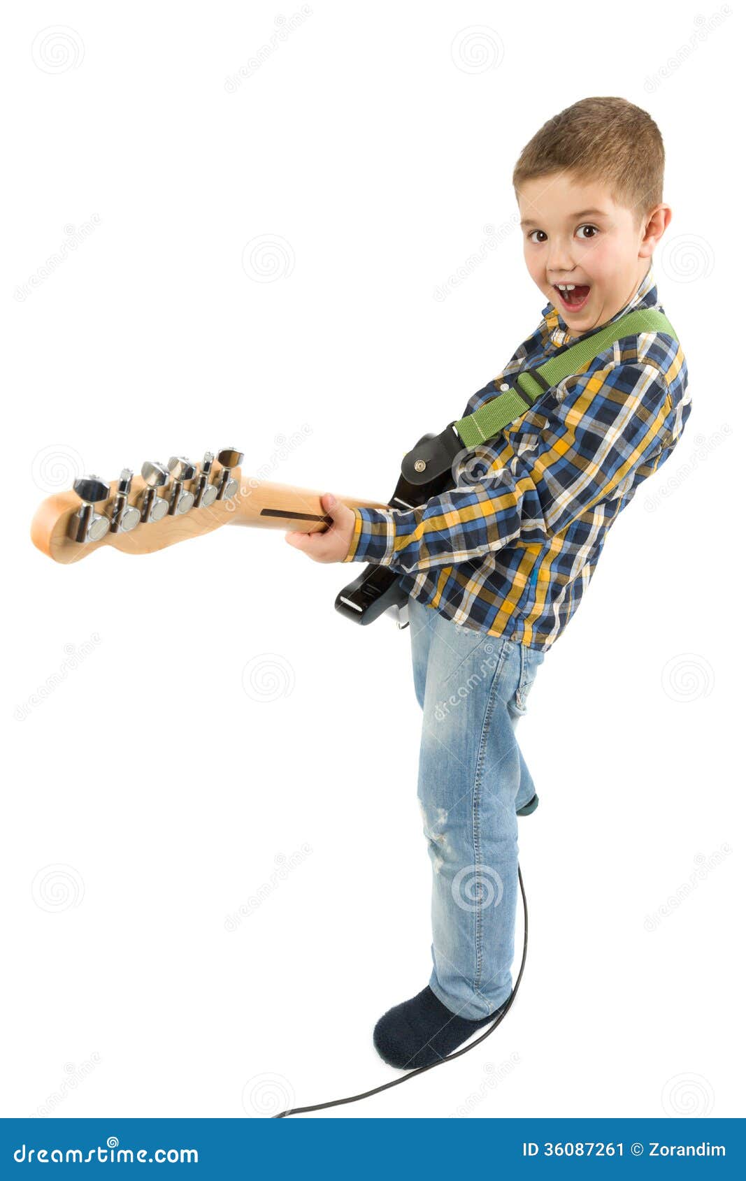 Rock Star Stock Photo - Download Image Now - Child, Rock Musician