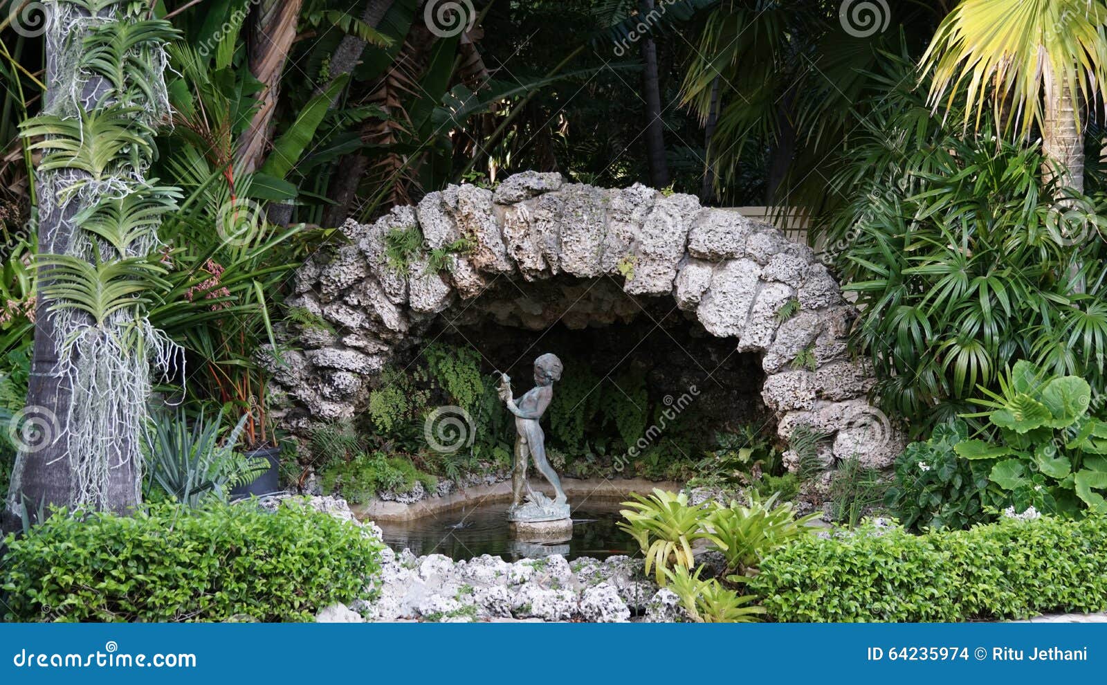 rock statuary, ann norton sculpture gardens, west palm beach, florida