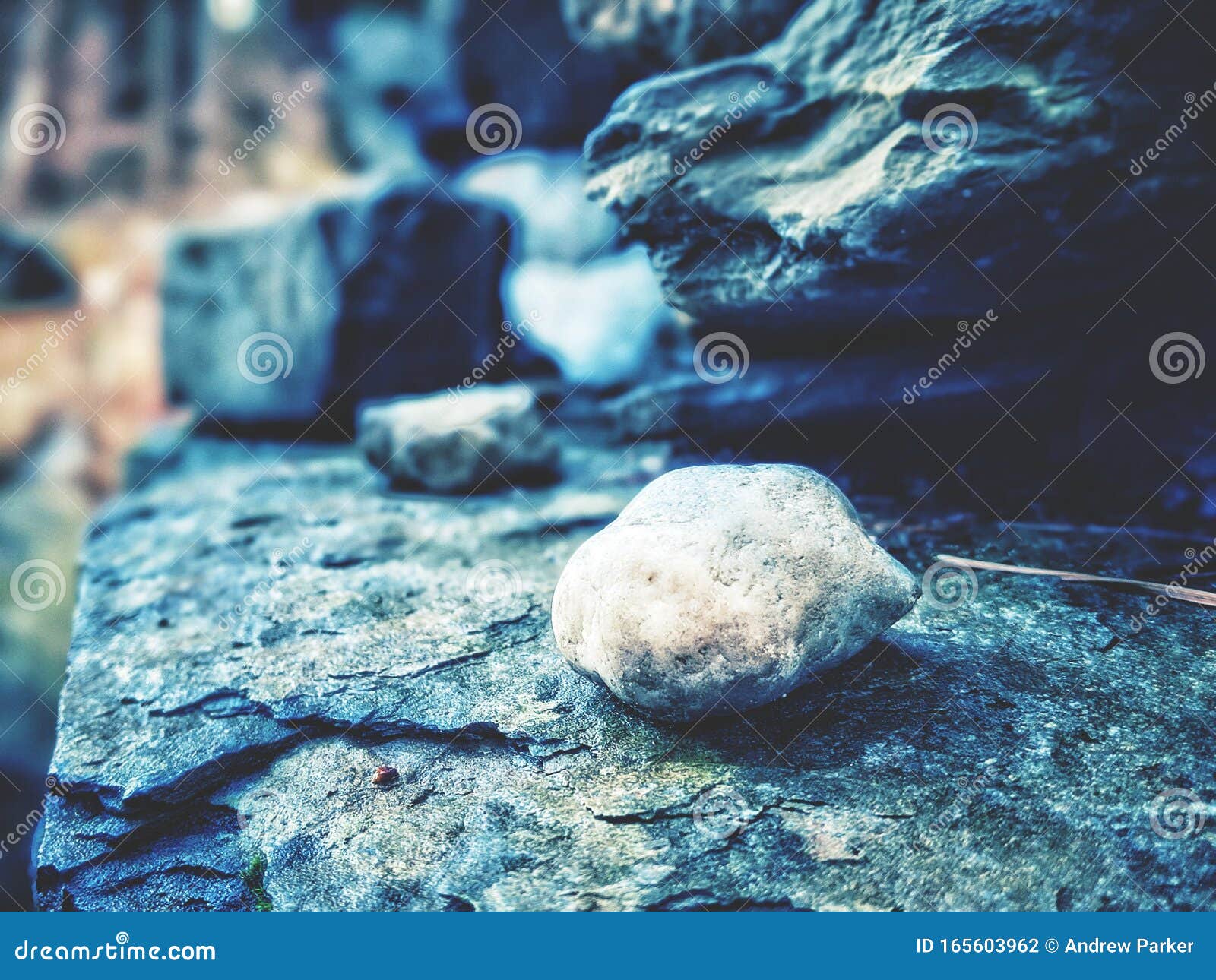 Rock Stone Quarry Blue Grey Stock Photo Image of quarry, grey 165603962