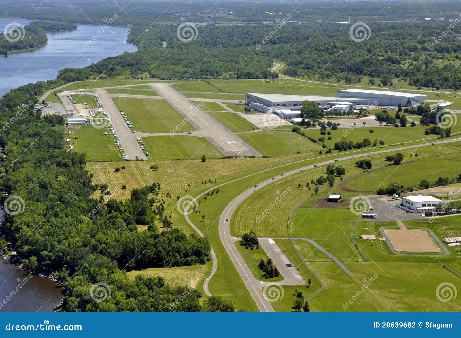 Rockcliffe Airport stock photo. Image of angle, aerial 20639682