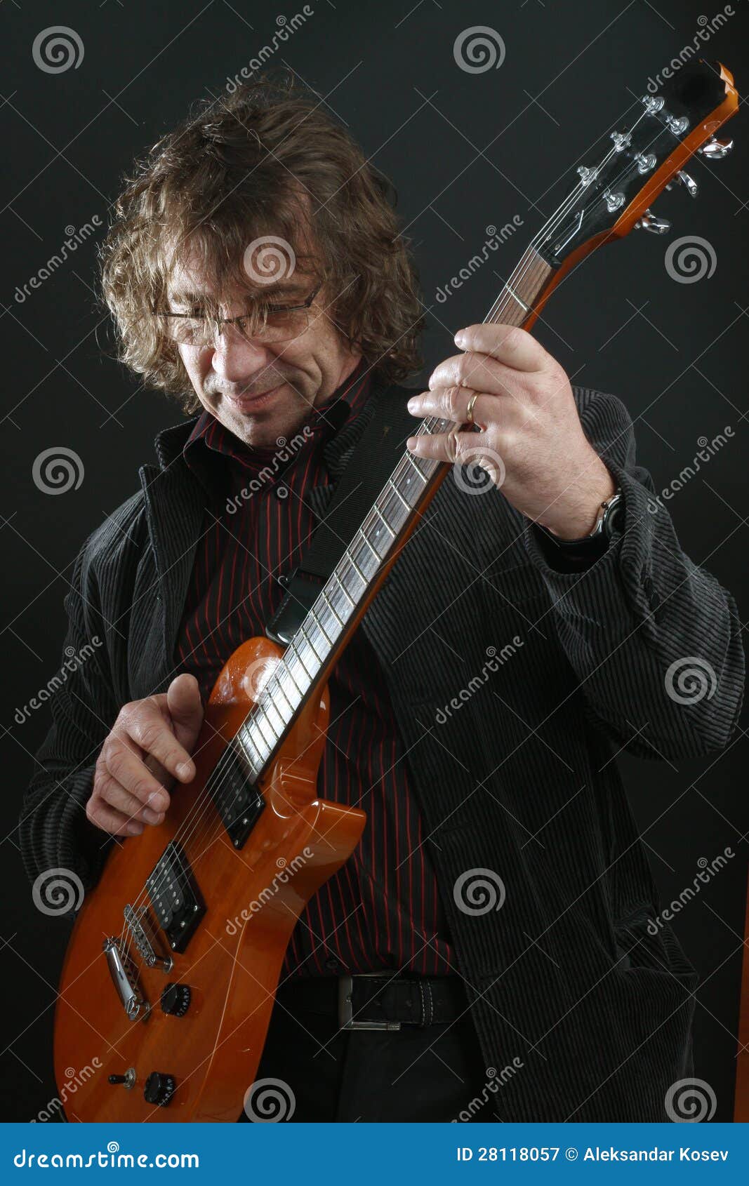 Rocker playing guitar stock image. Image of roll, guitarist 28118057