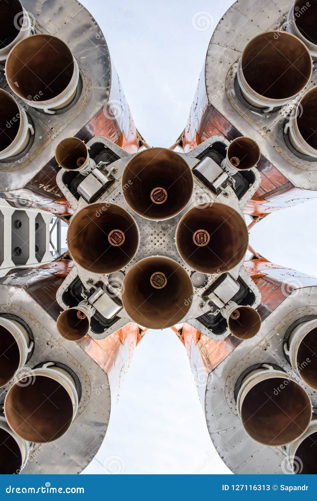 The Rocket Engine of the Soyuz Rocket Editorial Stock Photo Image of
