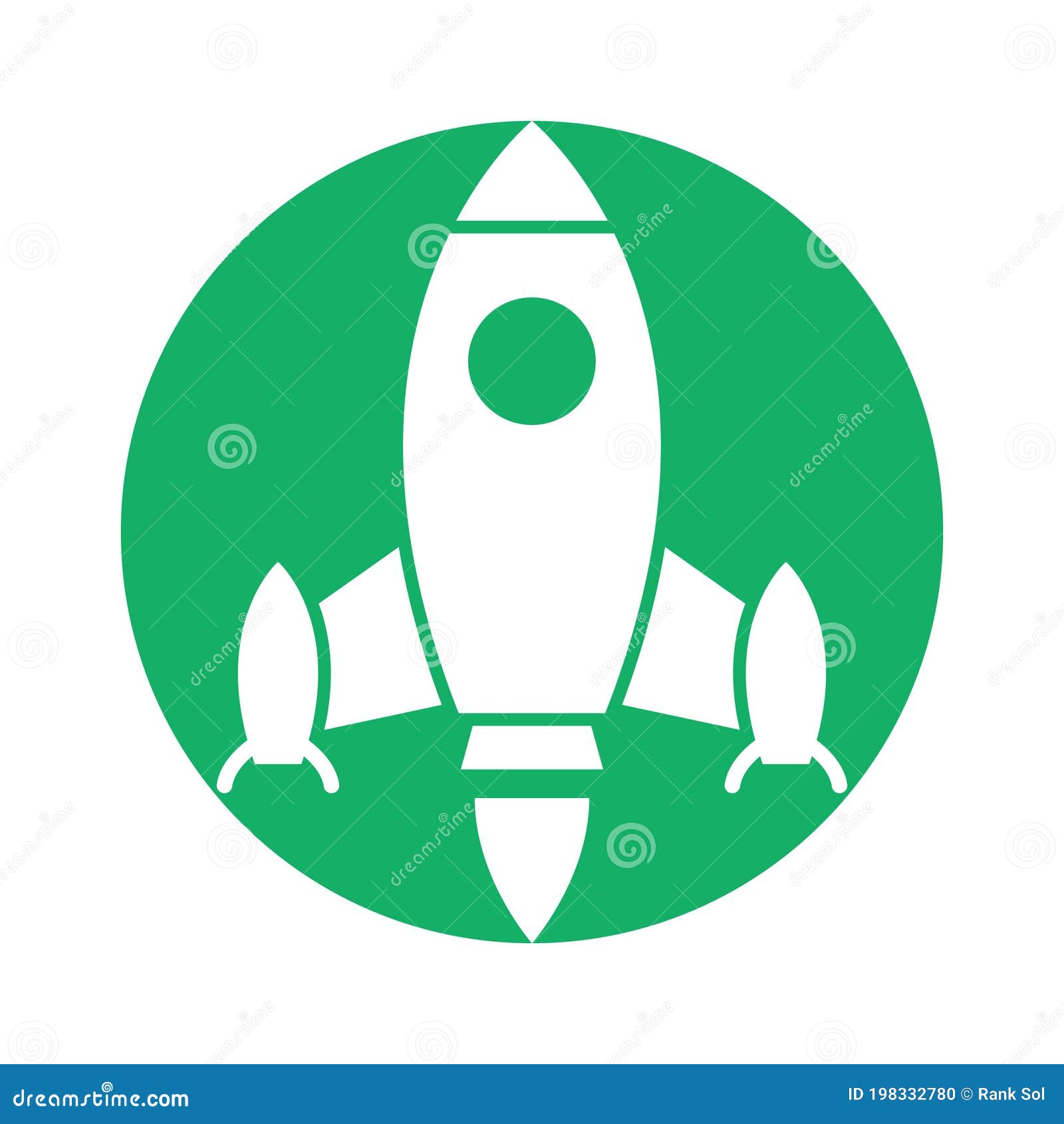 rocket launch glyph background  icon which can easily modify or edit