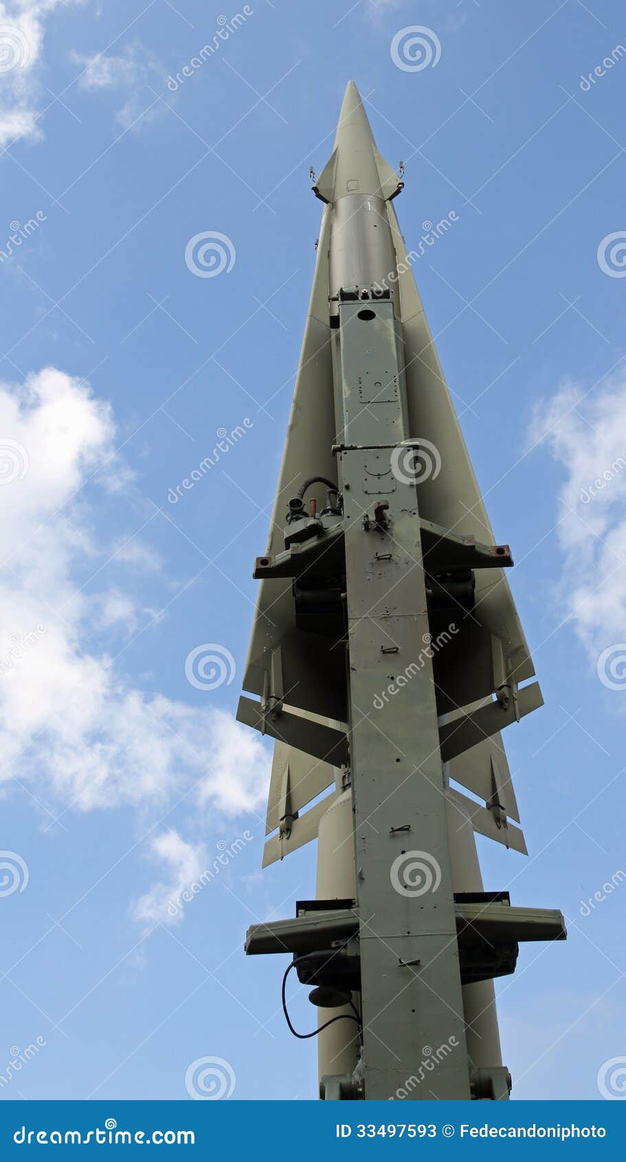 rocket with military explosive warhead for the war 4