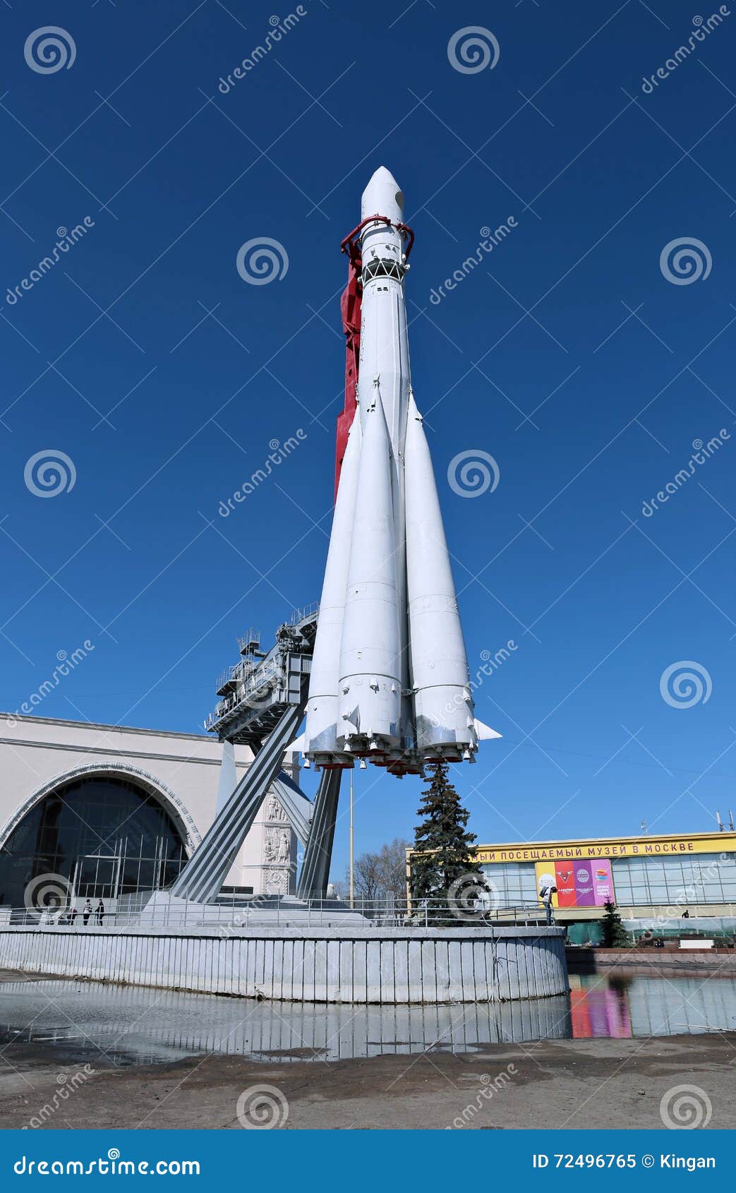 The Rocket Vostok on the Launch Pad Editorial Image Image of starter