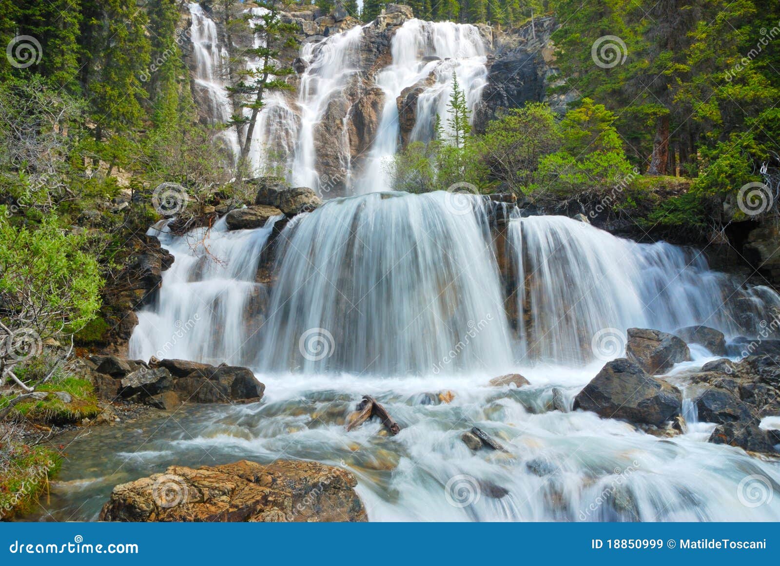 rockies waterfall
