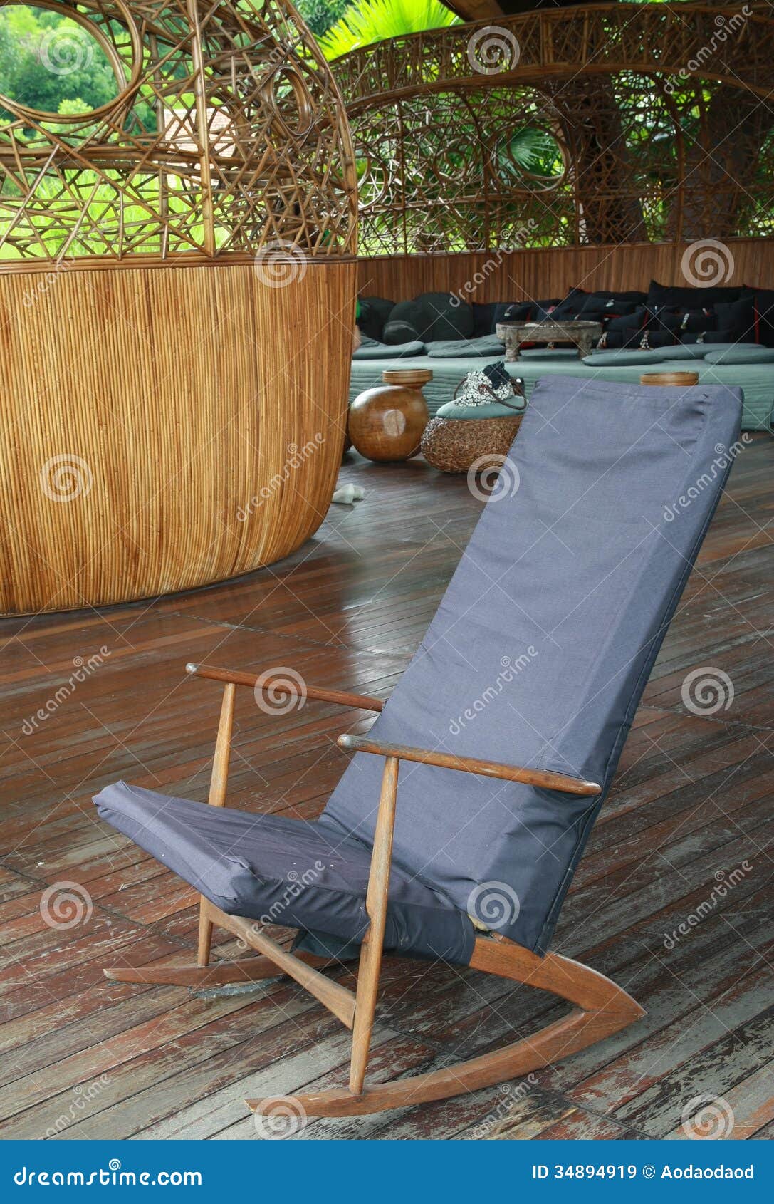 A rocking chair stock image. Image of chair, comfortable 34894919