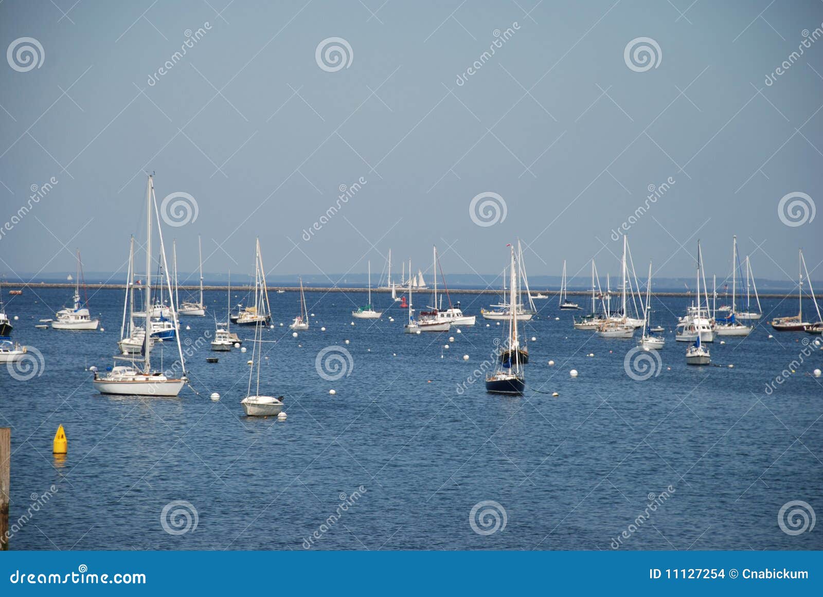 Rockland Harbor Maine stock photo. Image of schooner 11127254