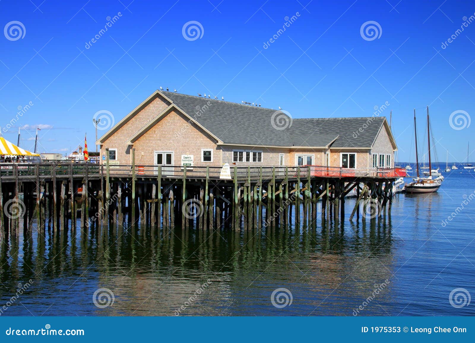 Rockland, Maine stock image. Image of houses, picturesque 1975353