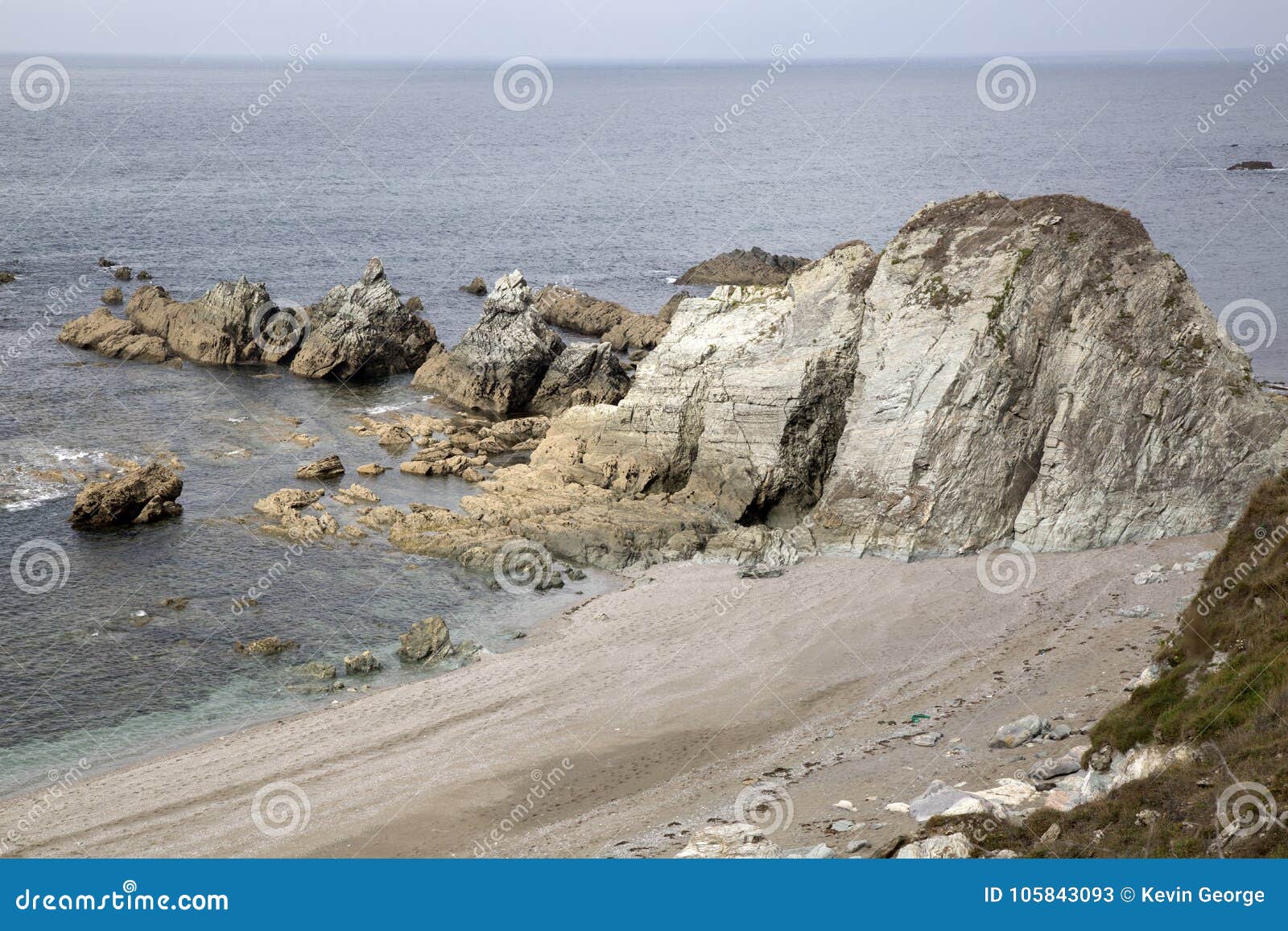 rocks on carro beach; galicia