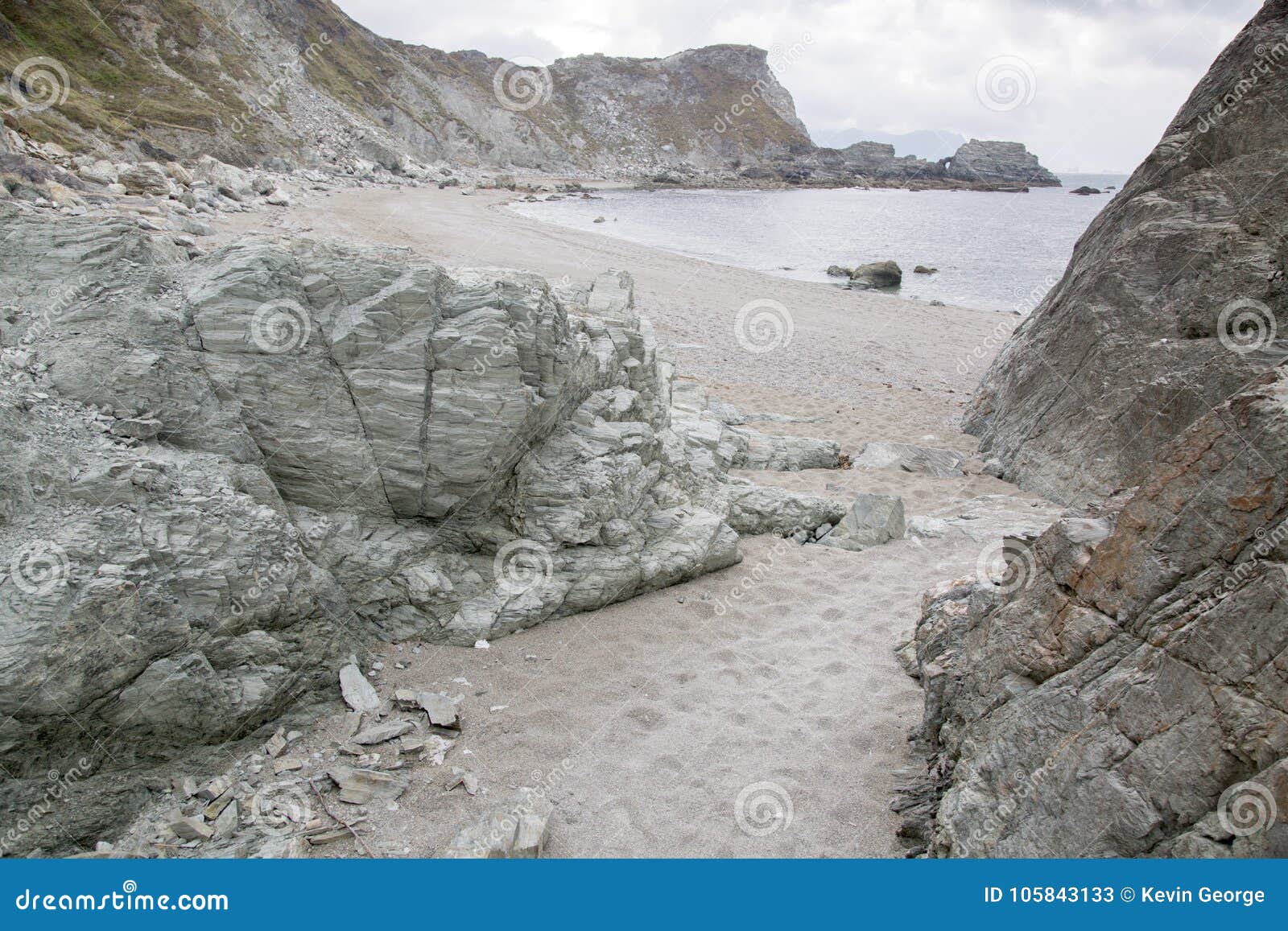 rocks on carro beach; galicia