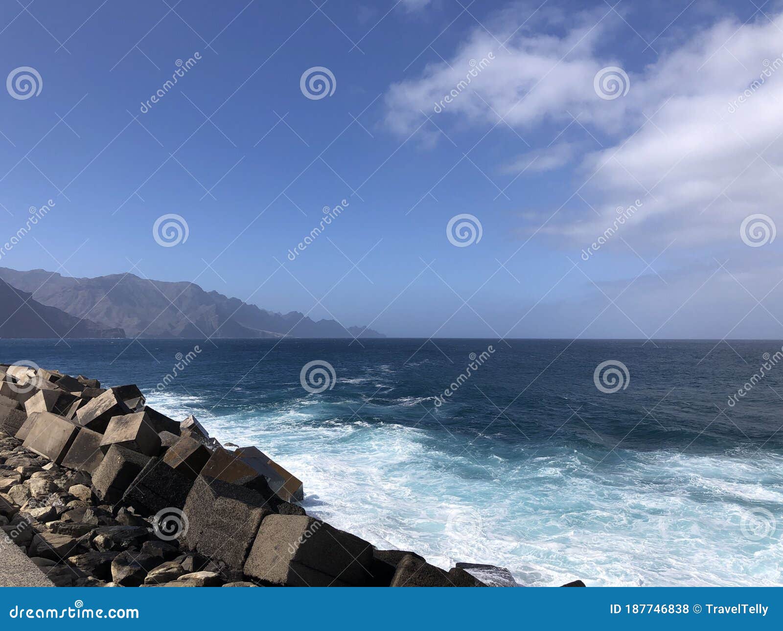 rocks on the coast of agaete