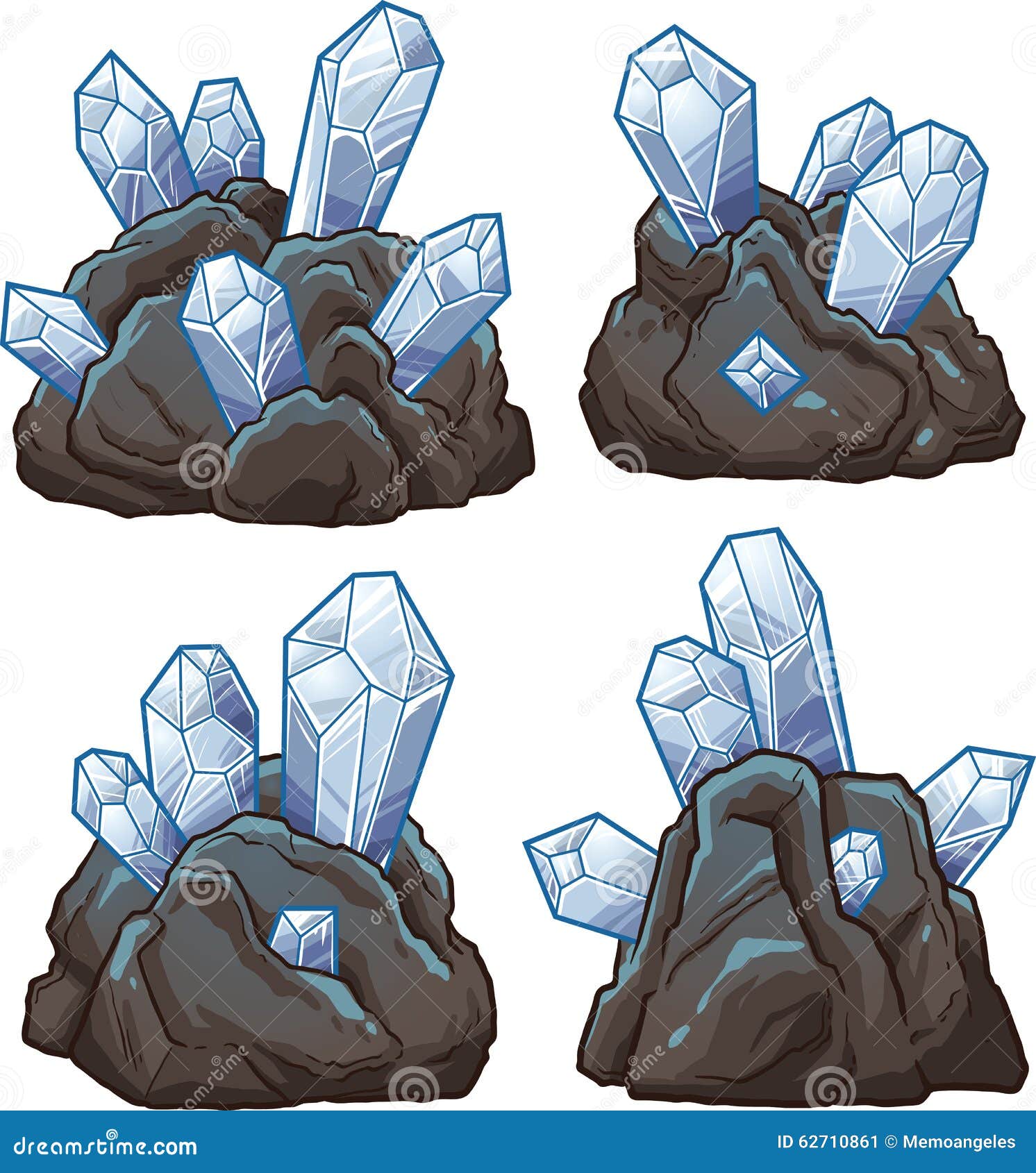 rocks with crystals