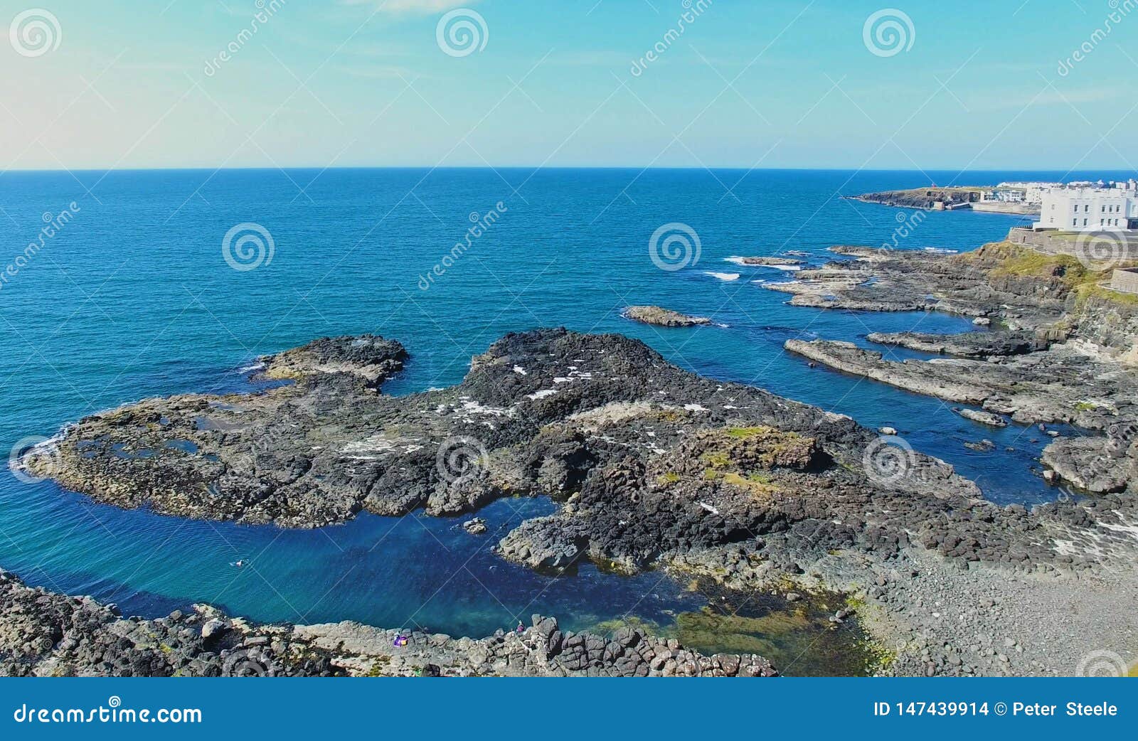 Portstewart Strand Atlantic Ocean North Coast Co. Antrim Northern Ireland Stock Photo - Image of