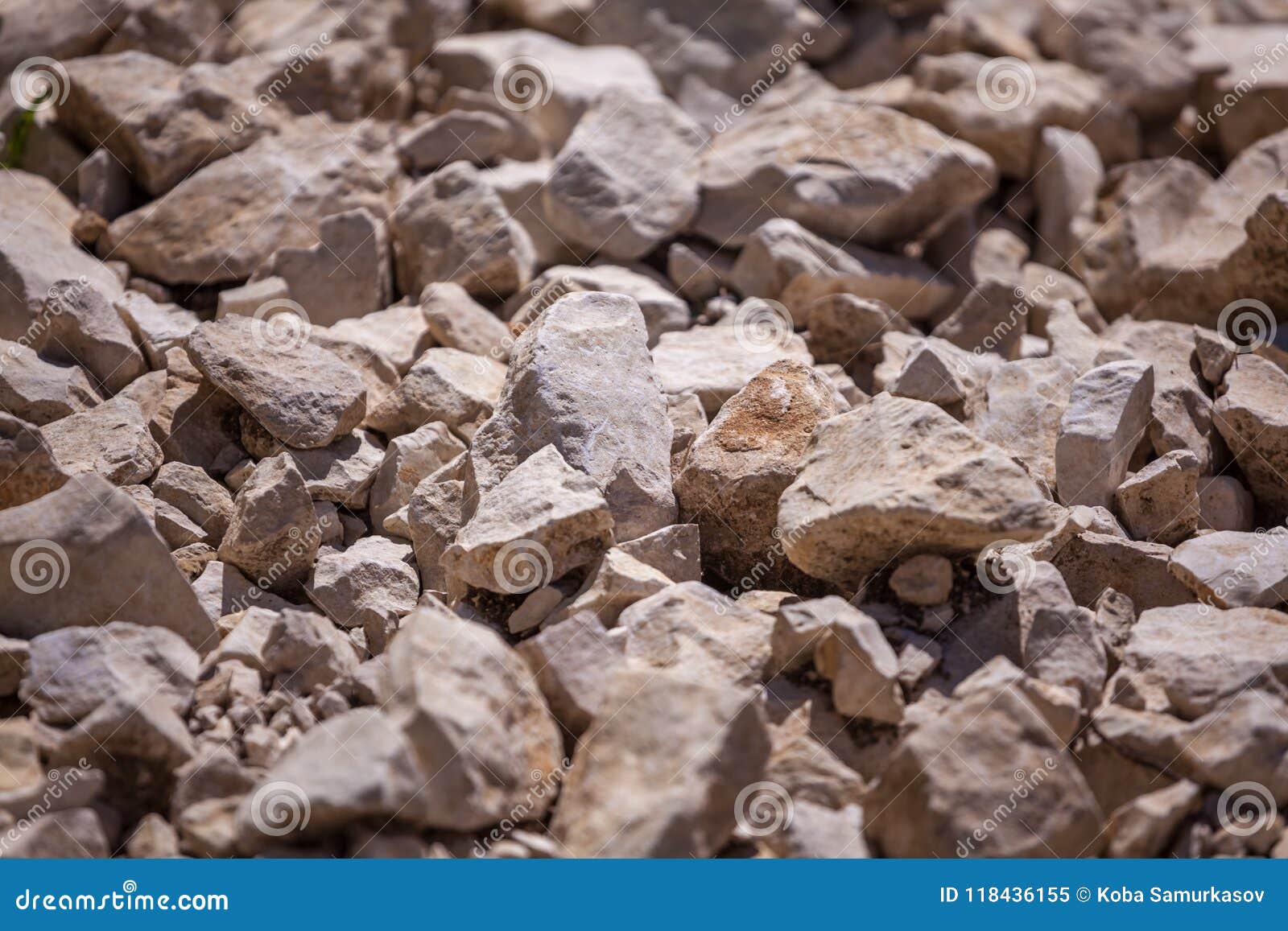 Rocks, Small Rocks Or Gravel Used For Construction Of Buildings