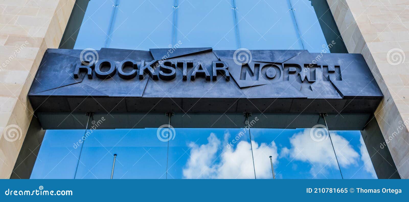 Rockstar North, Headquarters Computer Games Company in Edinburgh, Scotland  Editorial Image - Image of font, grand: 210781665