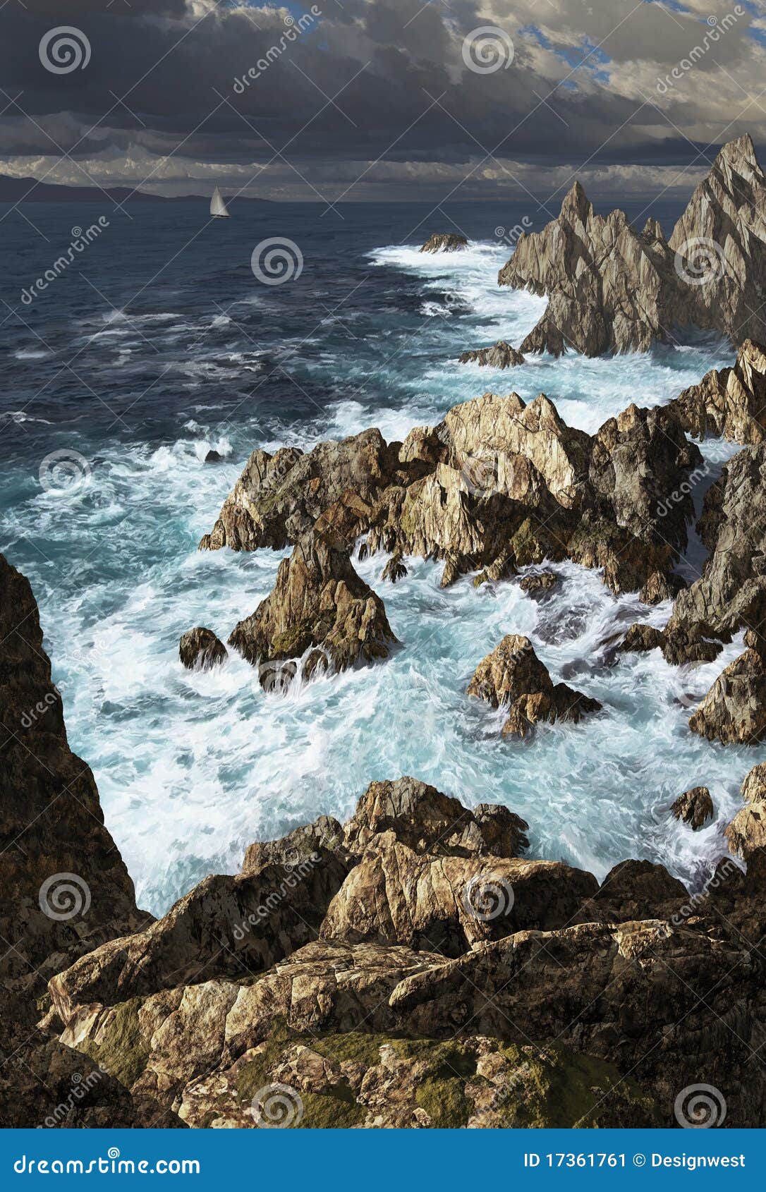 rocky coastline