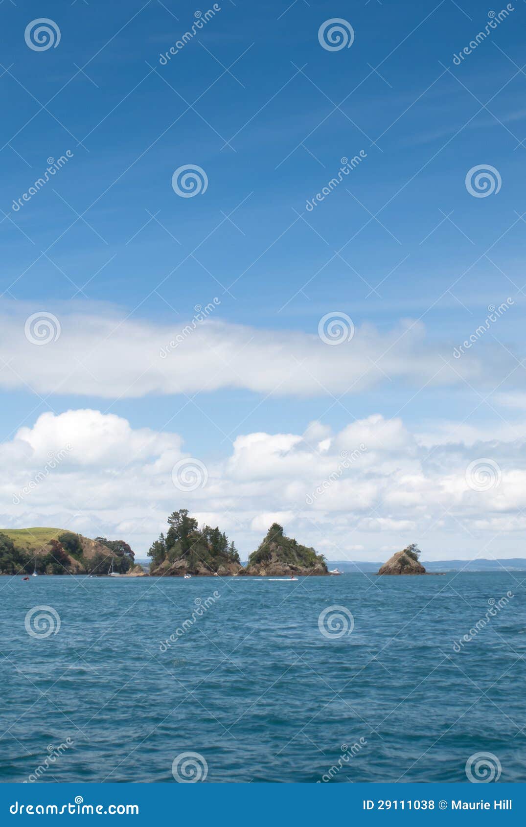 rocky islets in hauraki gulf