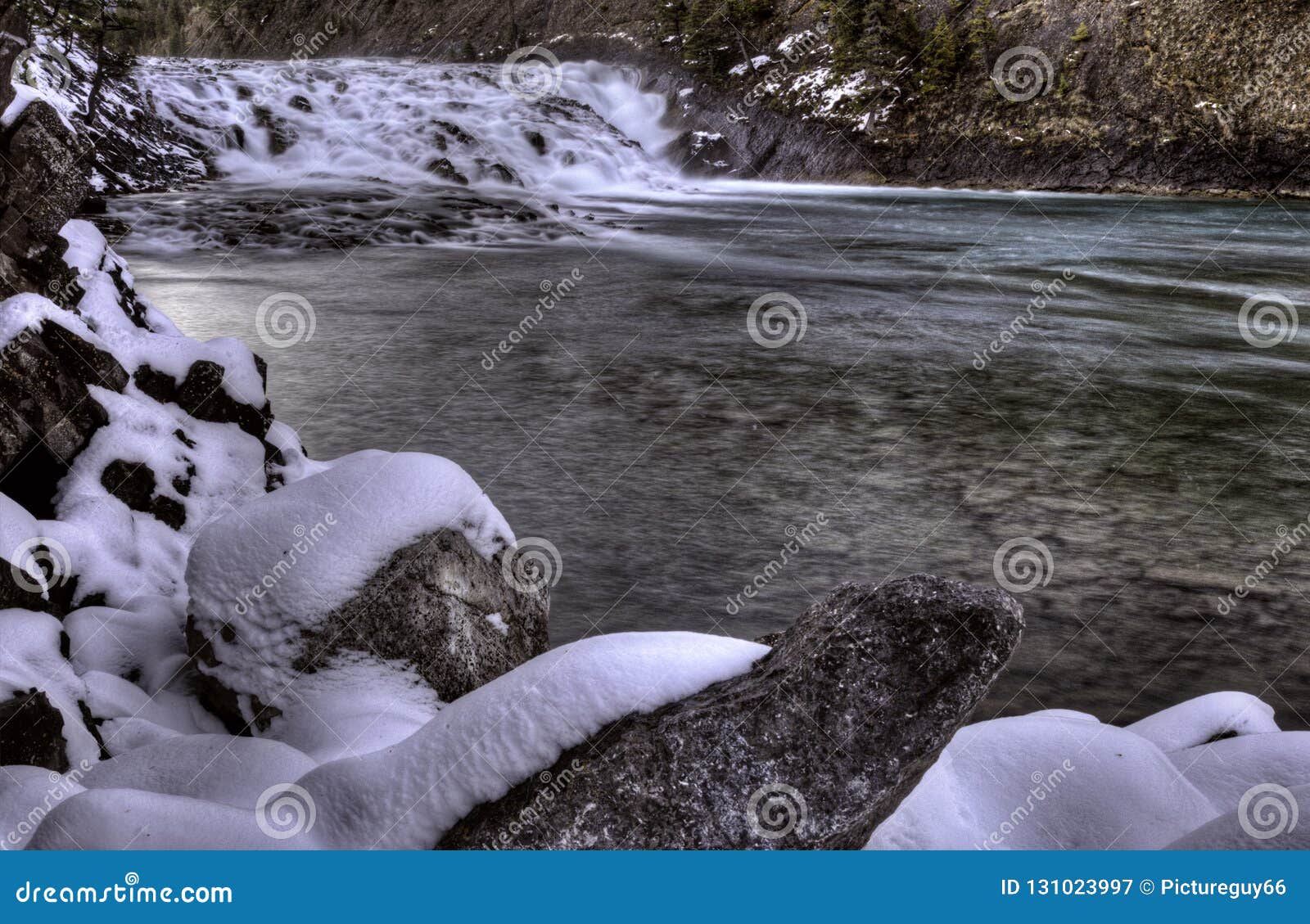 Rocky Mountains Winter Fall Stock Image Image of wilderness