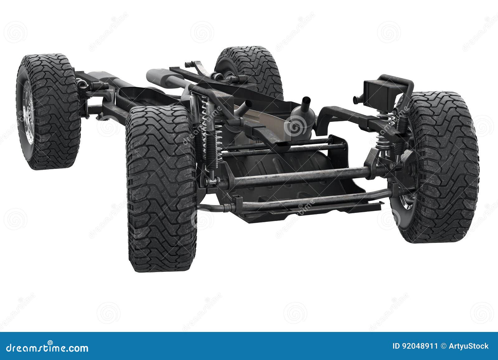 Roda Da Sujeira Do Quadro Do Chassi Ilustração Stock Ilustração de