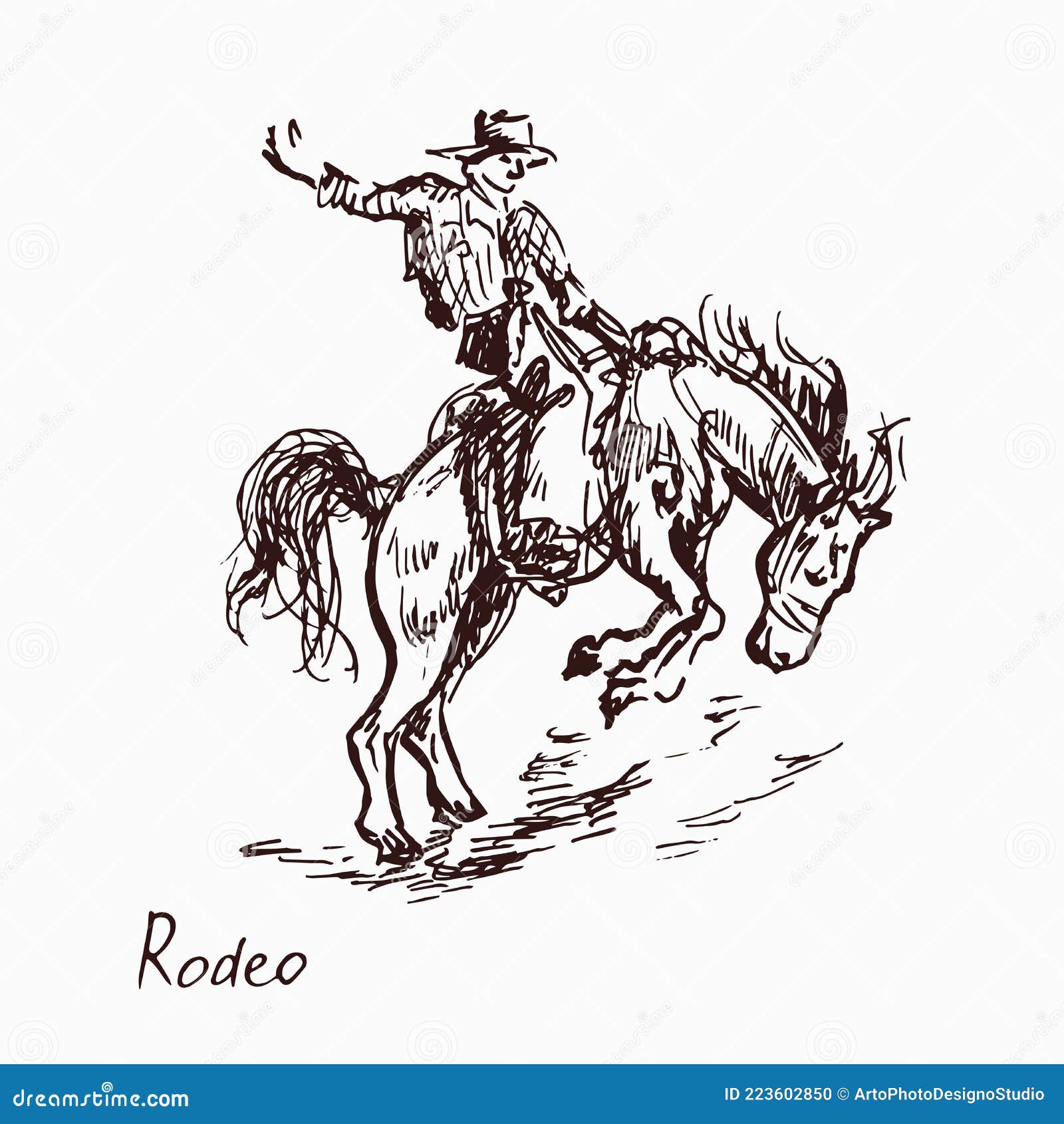 cowboy sketch : r/drawing
