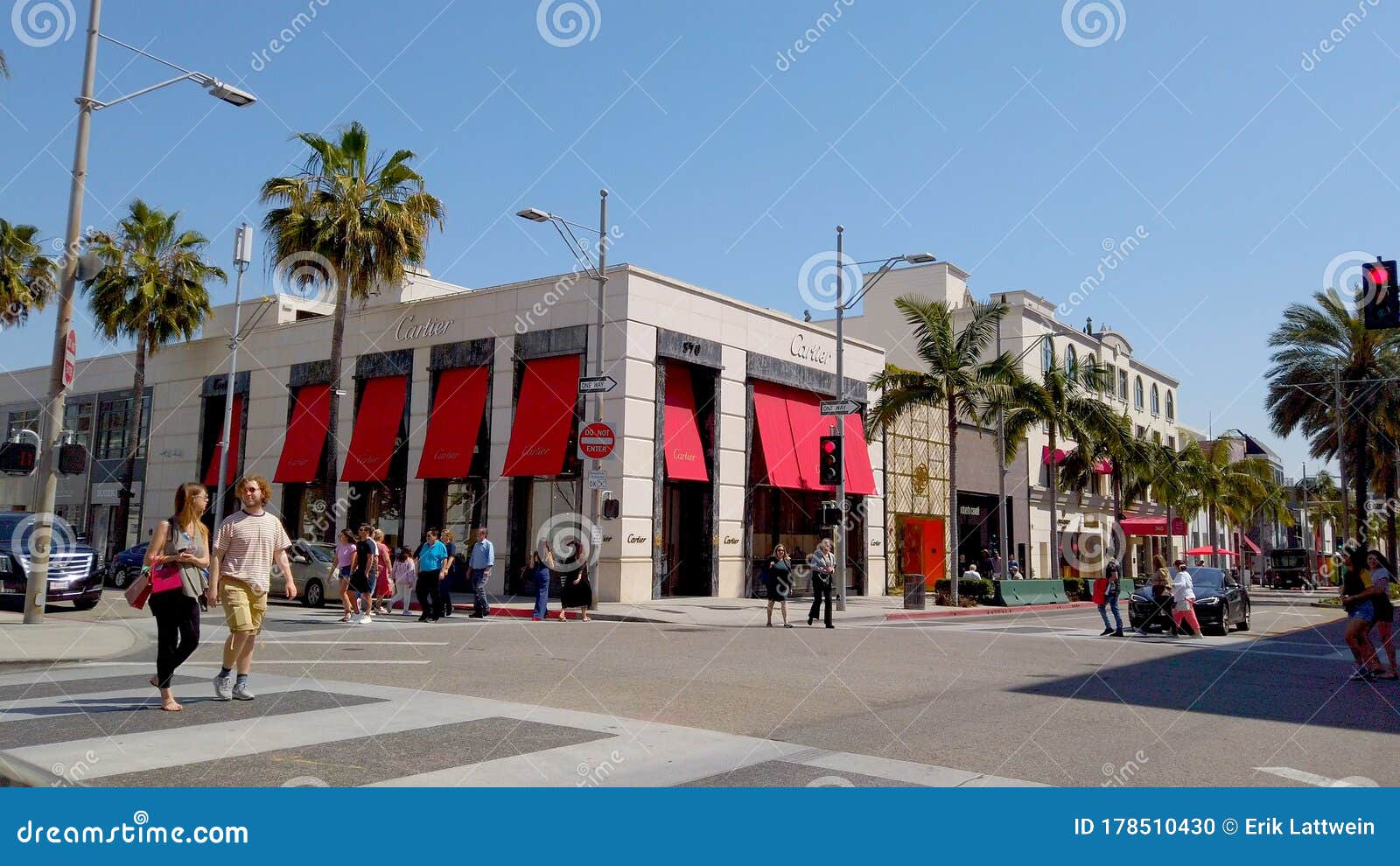 Rodeo Drive In Beverly Hills - Cartier 