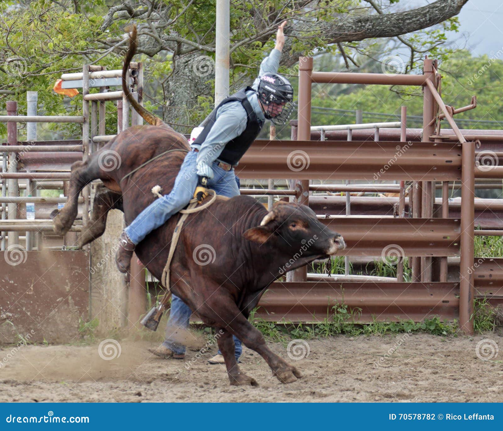 Rodeo Kicker. Event: 2016 O ahu High School Student Rodeo Location: Kualoa Ranch, island of O ahu, Hawai i, 23.IV.16 Subject: The Bull Riding event remains one of rodeo s most popular events.