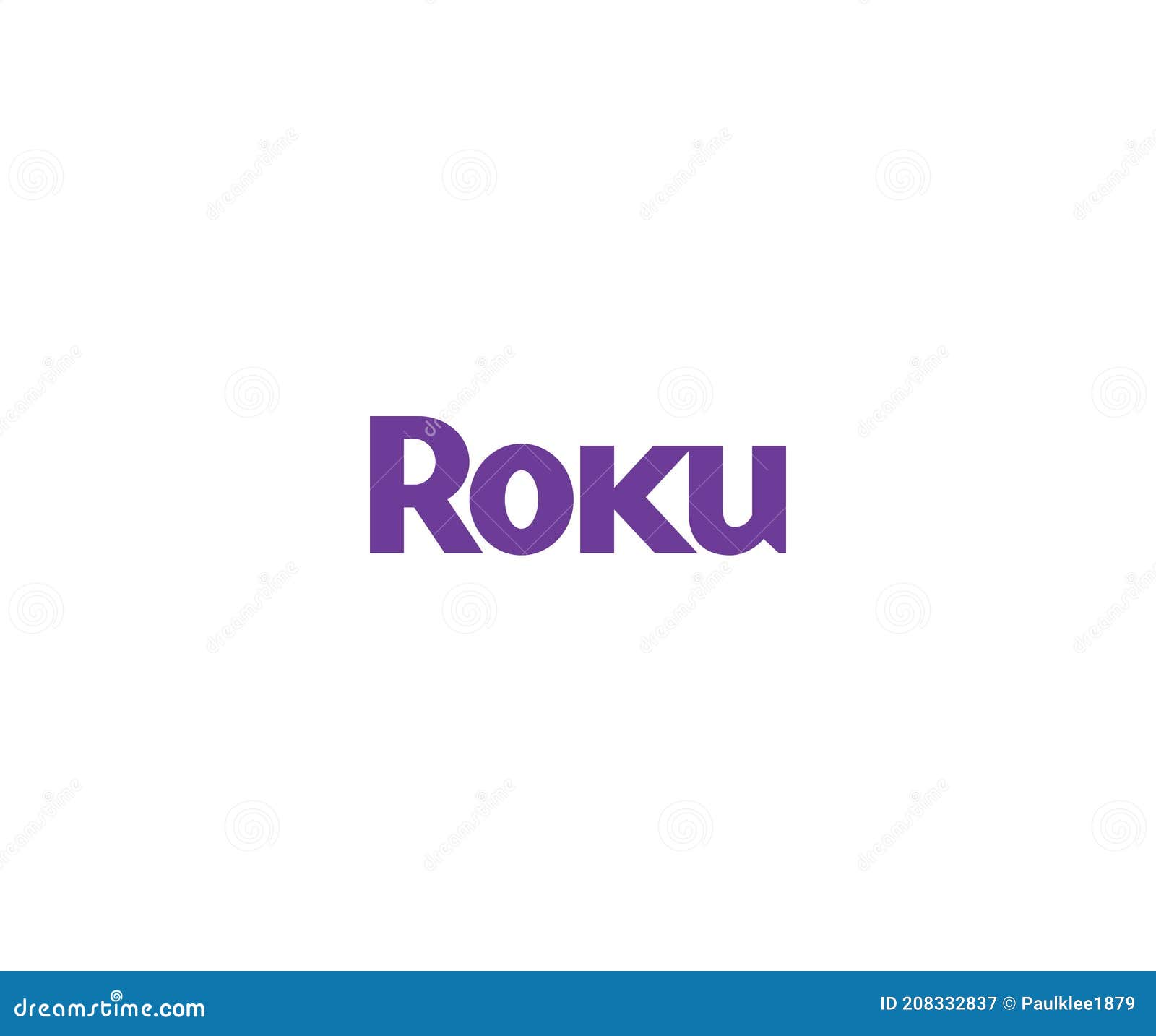 Roku Logo Editorial Illustrative on White Background Editorial Photography - Illustration white, vector: 208332837