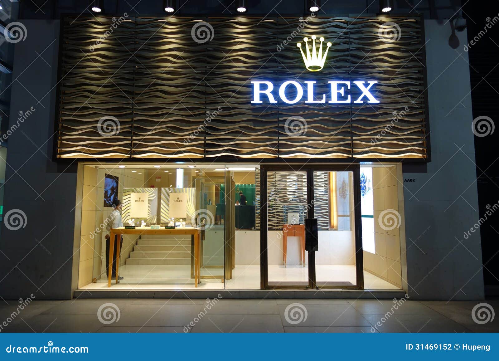 Rolex Retail Store In Beijing Editorial 