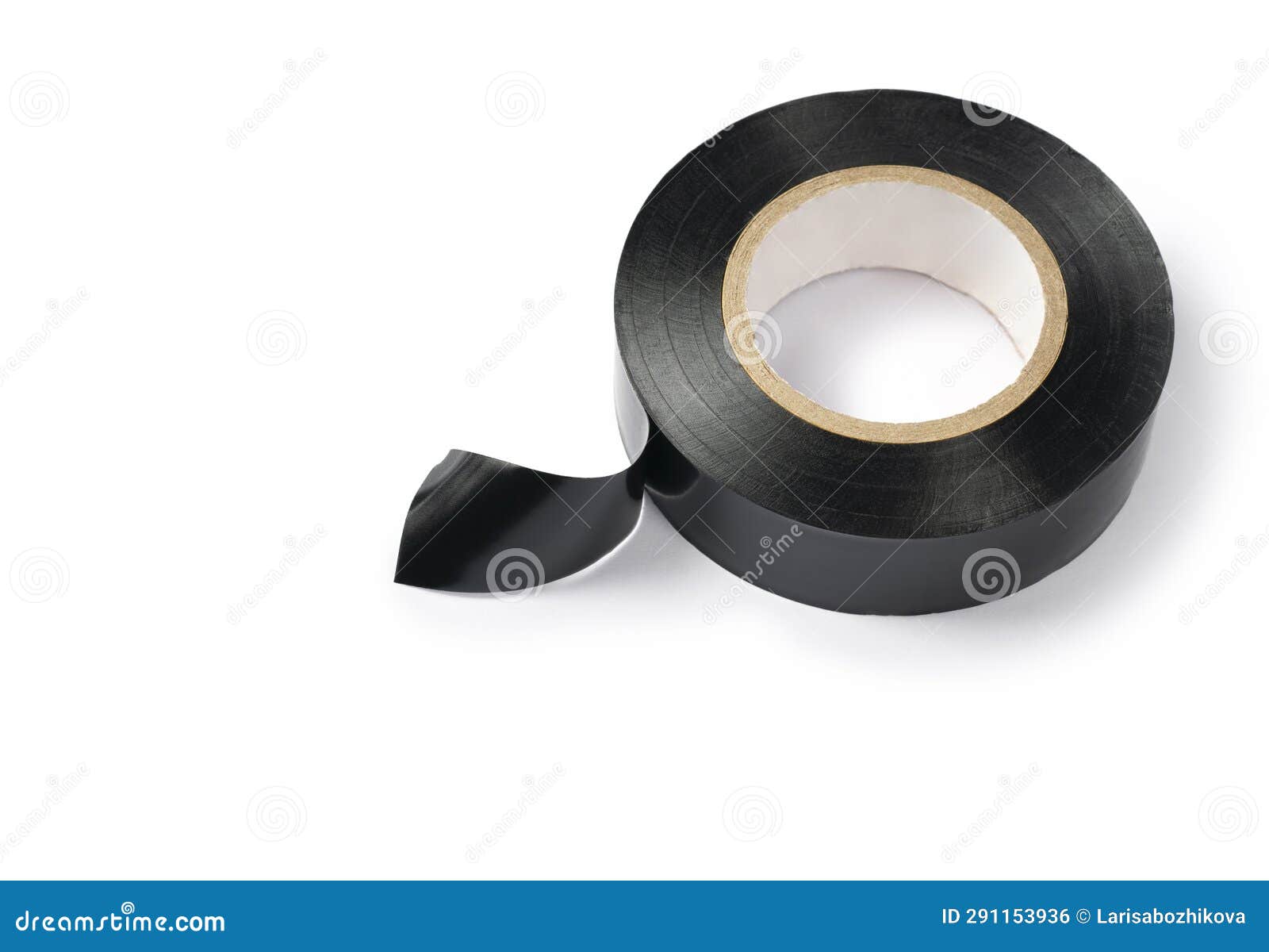 Roll of Black Electrical Tape Stock Photo Image of safety, vinyl