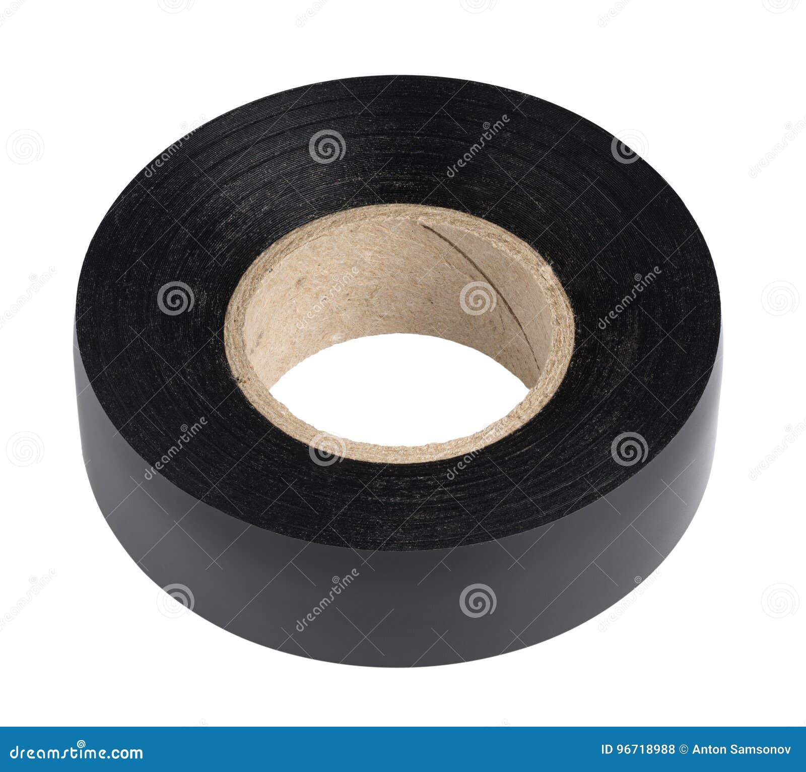 Roll of Black Plastic Duct Tape Stock Photo Image of masking, office