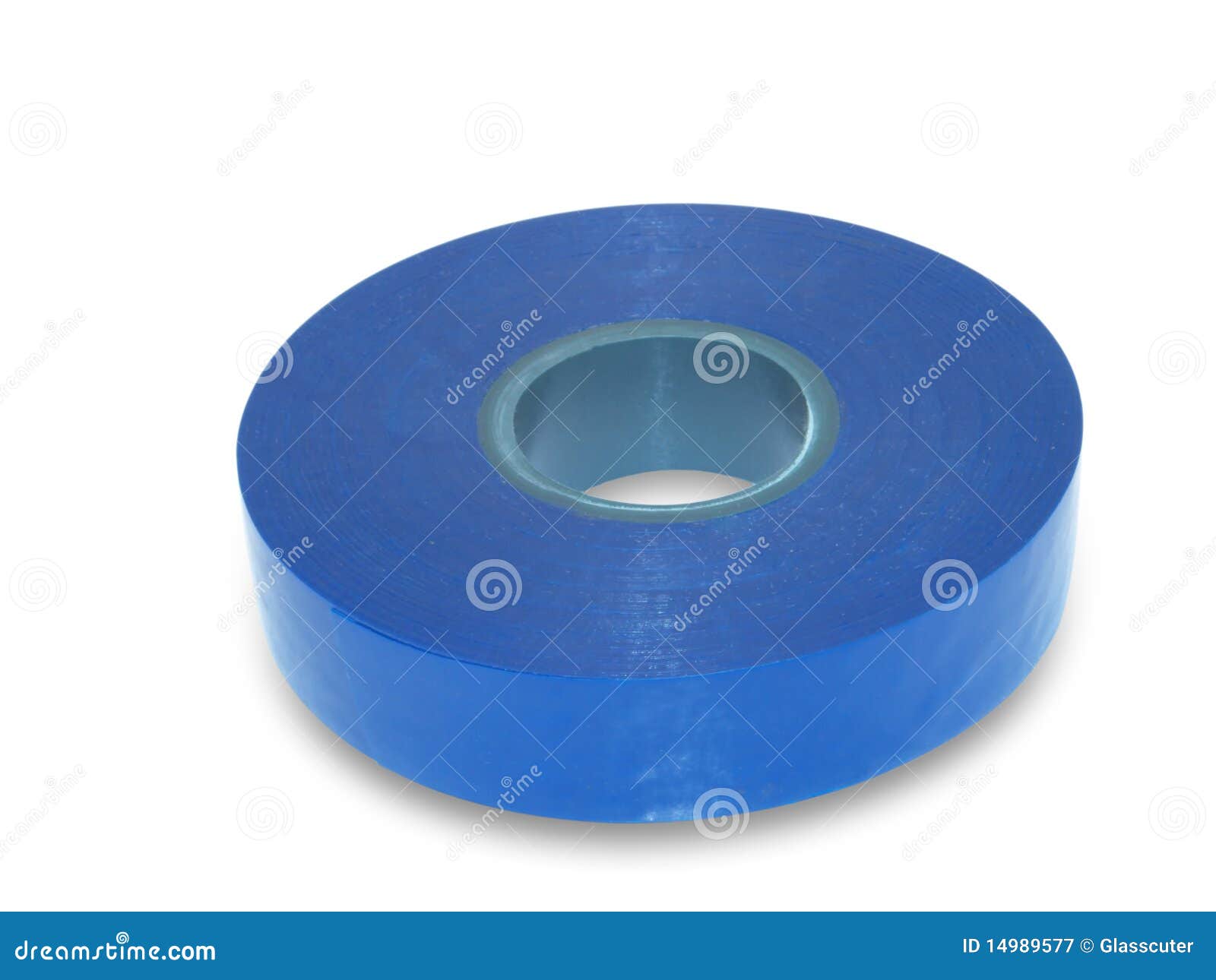 Roll the Blue Electrical Tape. Stock Image Image of tape, plastic 14989577